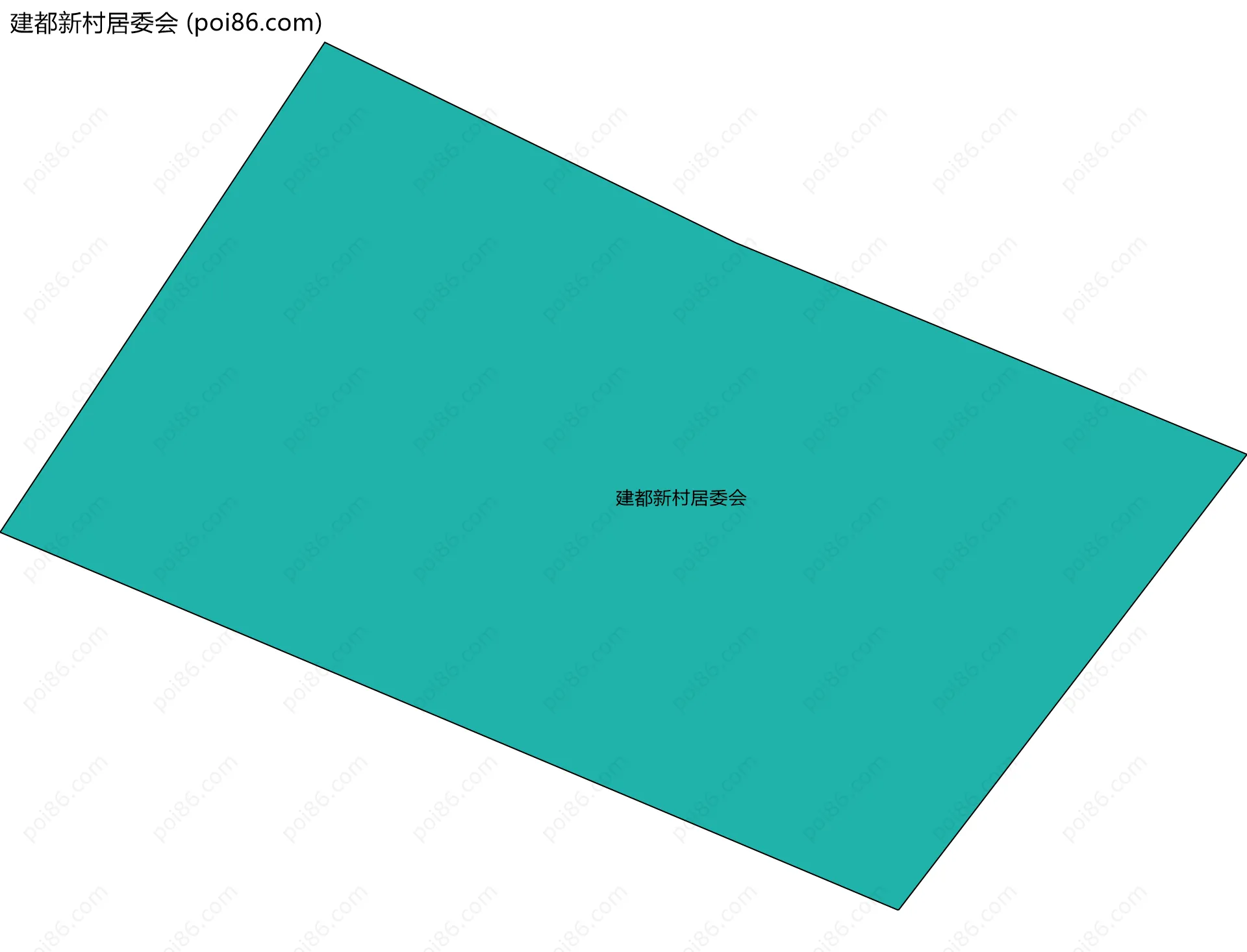 建都新村居委会边界地图