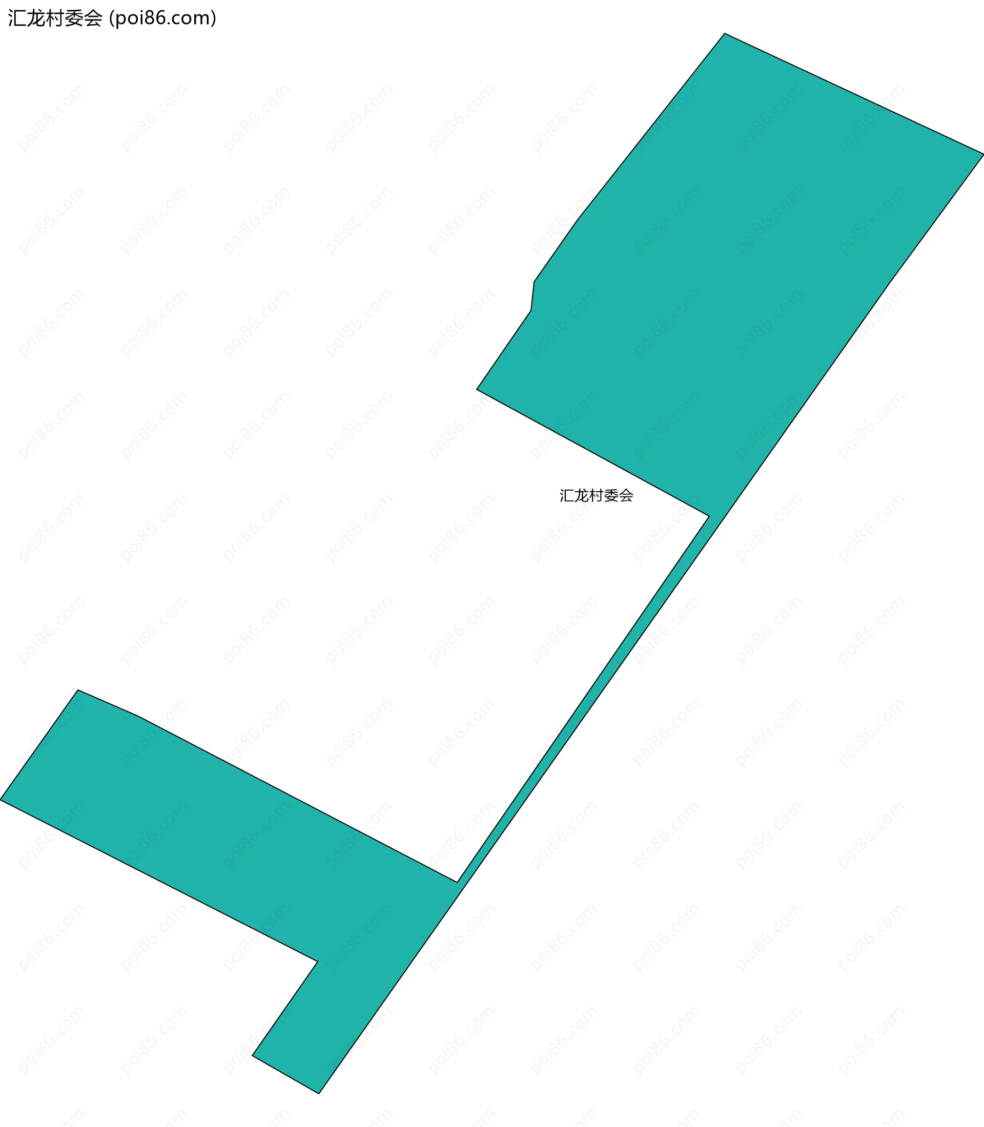 汇龙村委会边界地图