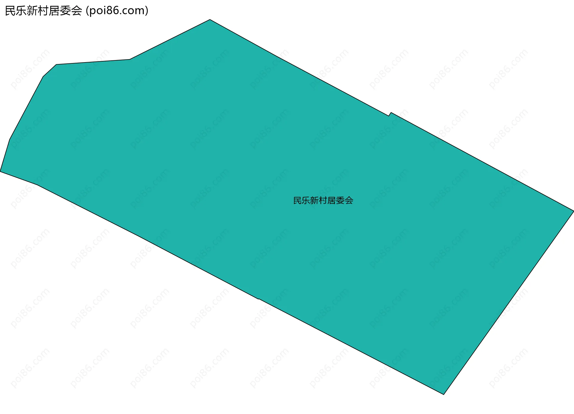 民乐新村居委会边界地图