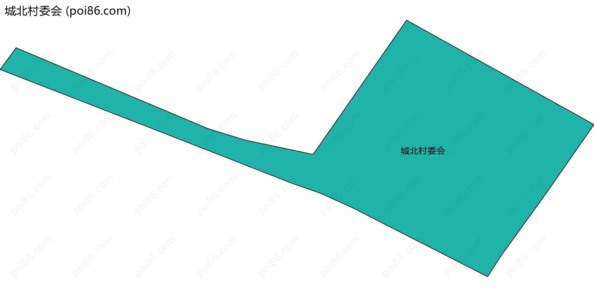 城北村委会边界地图