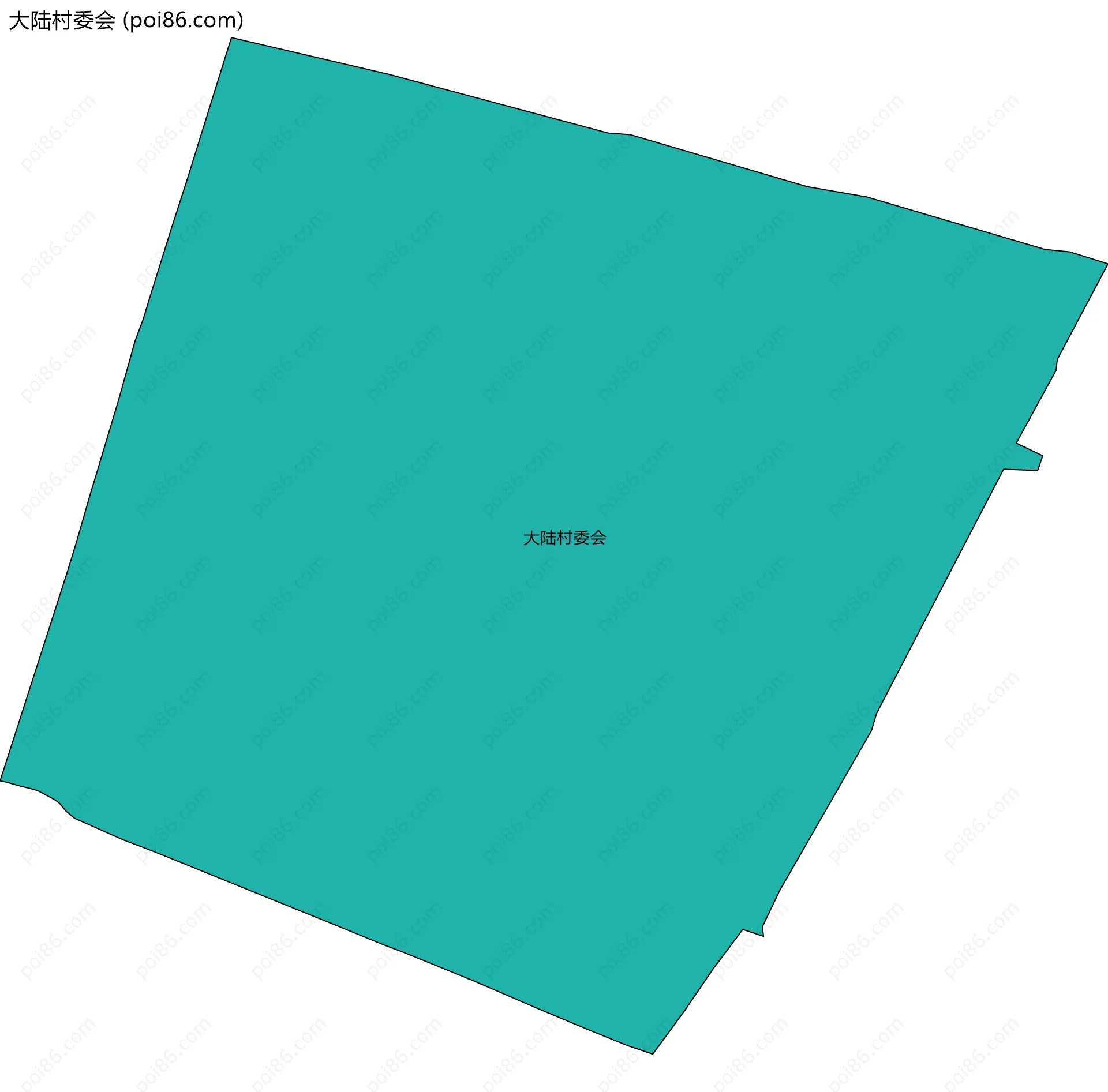 大陆村委会边界地图