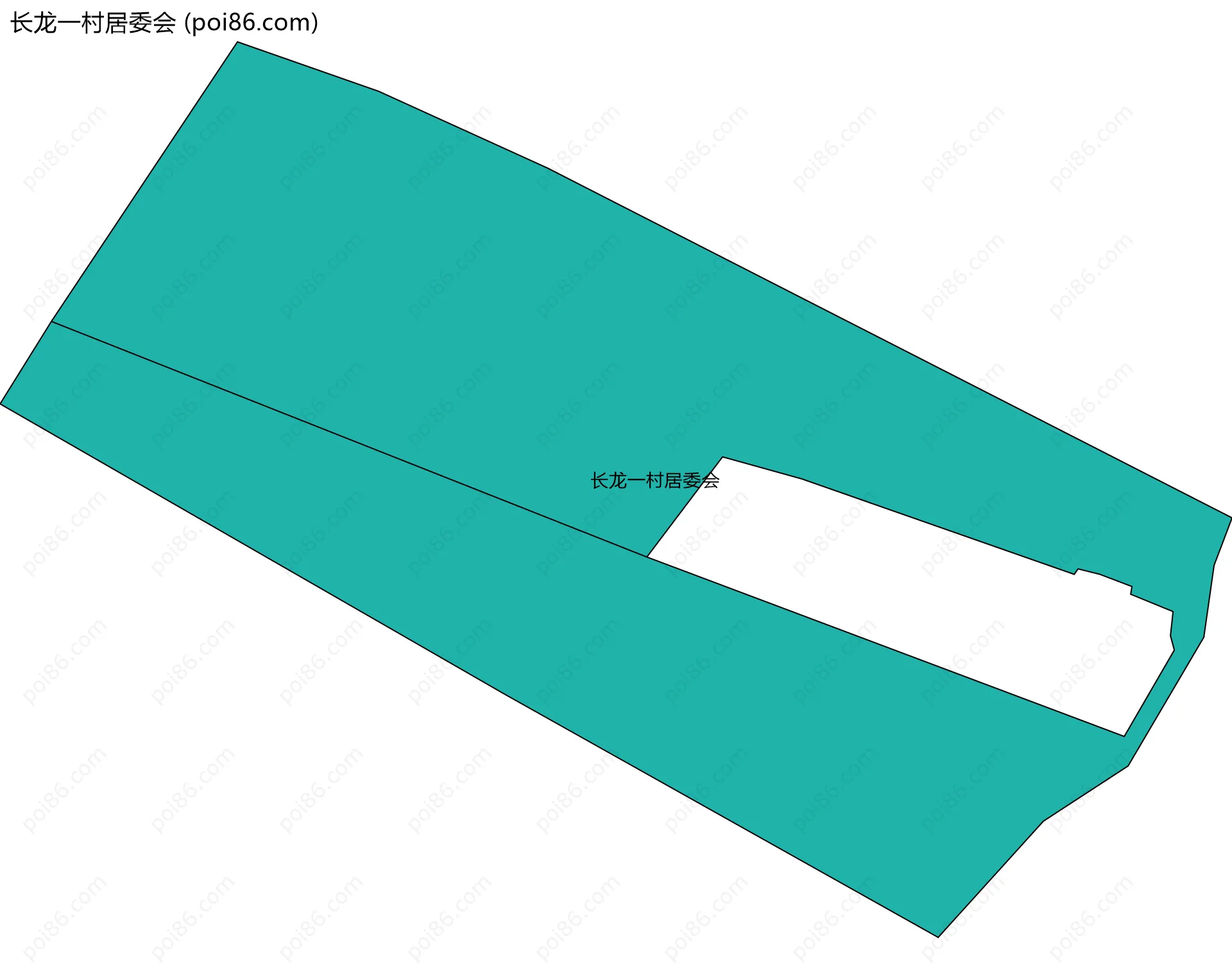 长龙一村居委会边界地图