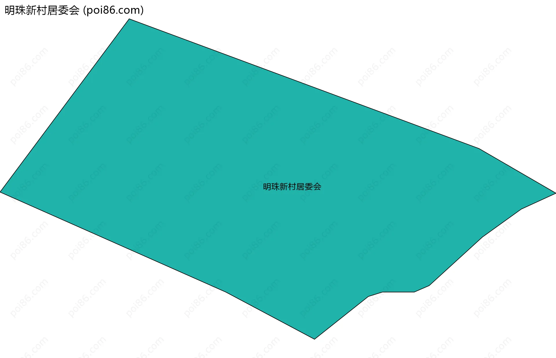 明珠新村居委会边界地图