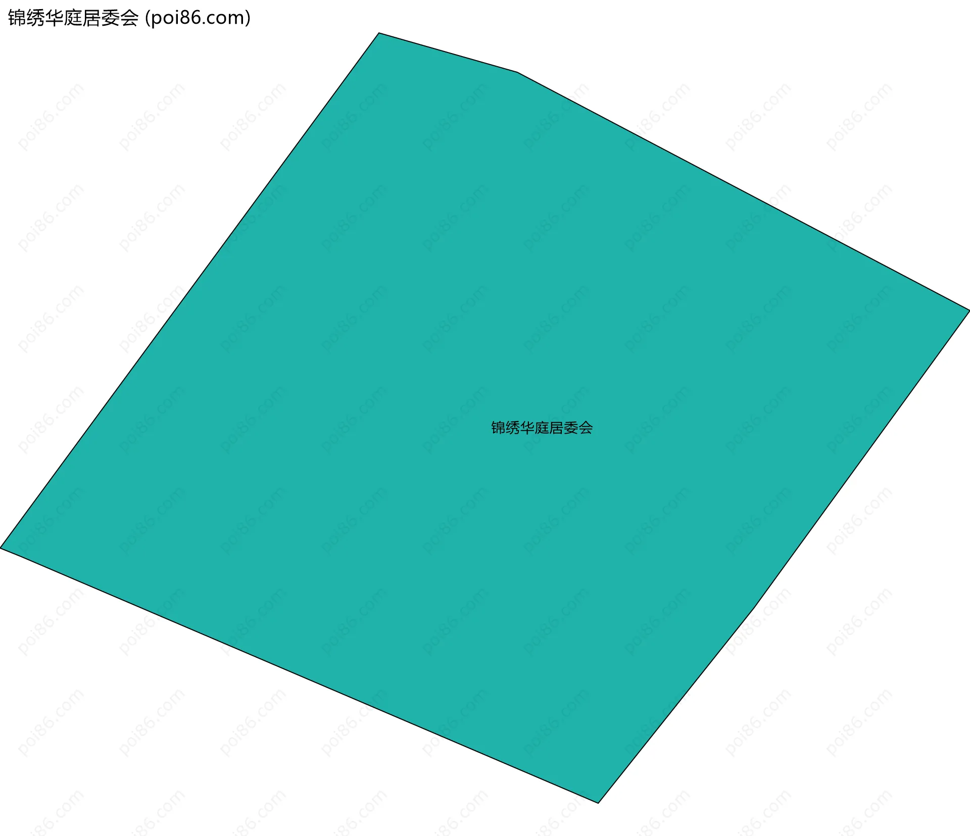 锦绣华庭居委会边界地图