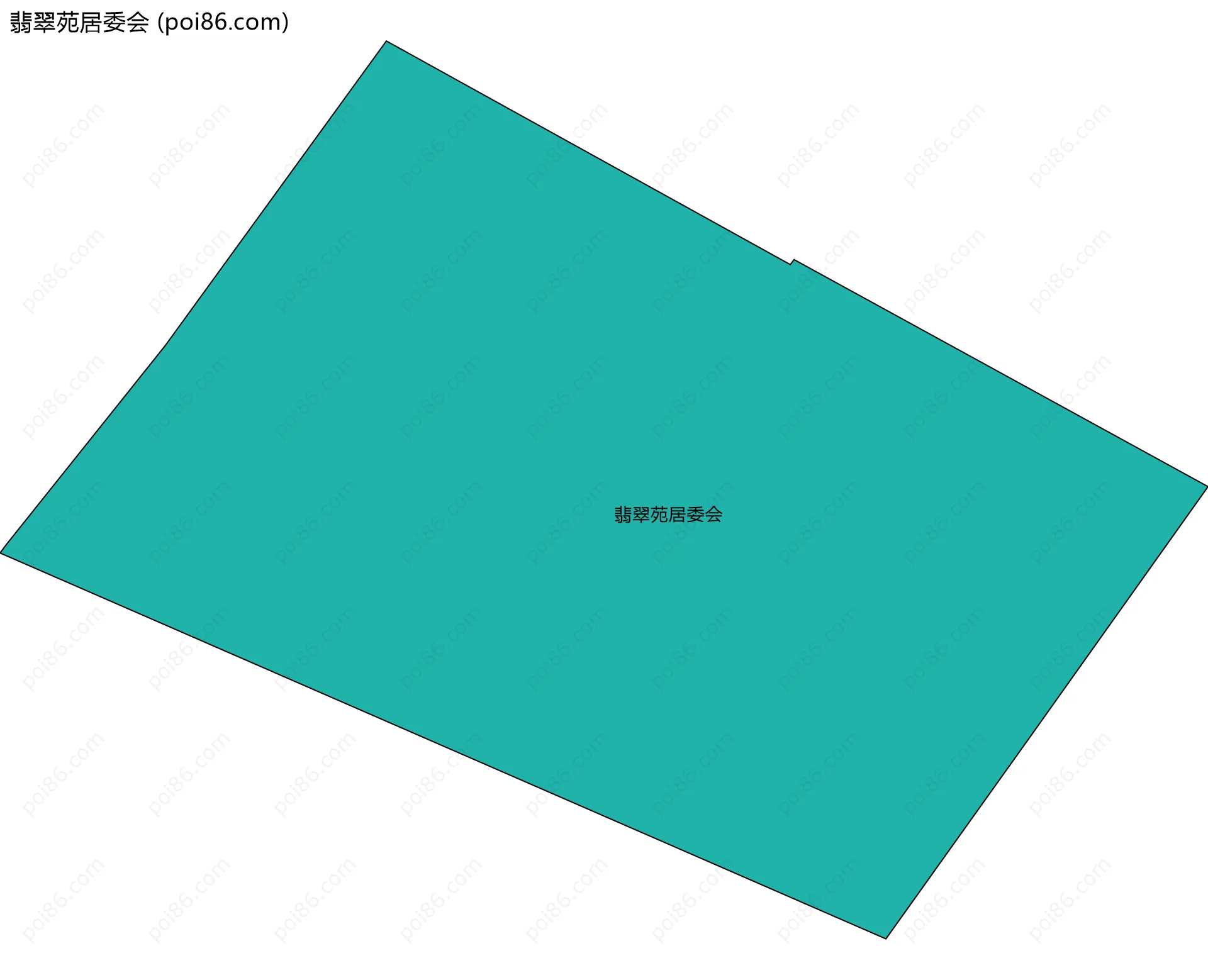 翡翠苑居委会边界地图