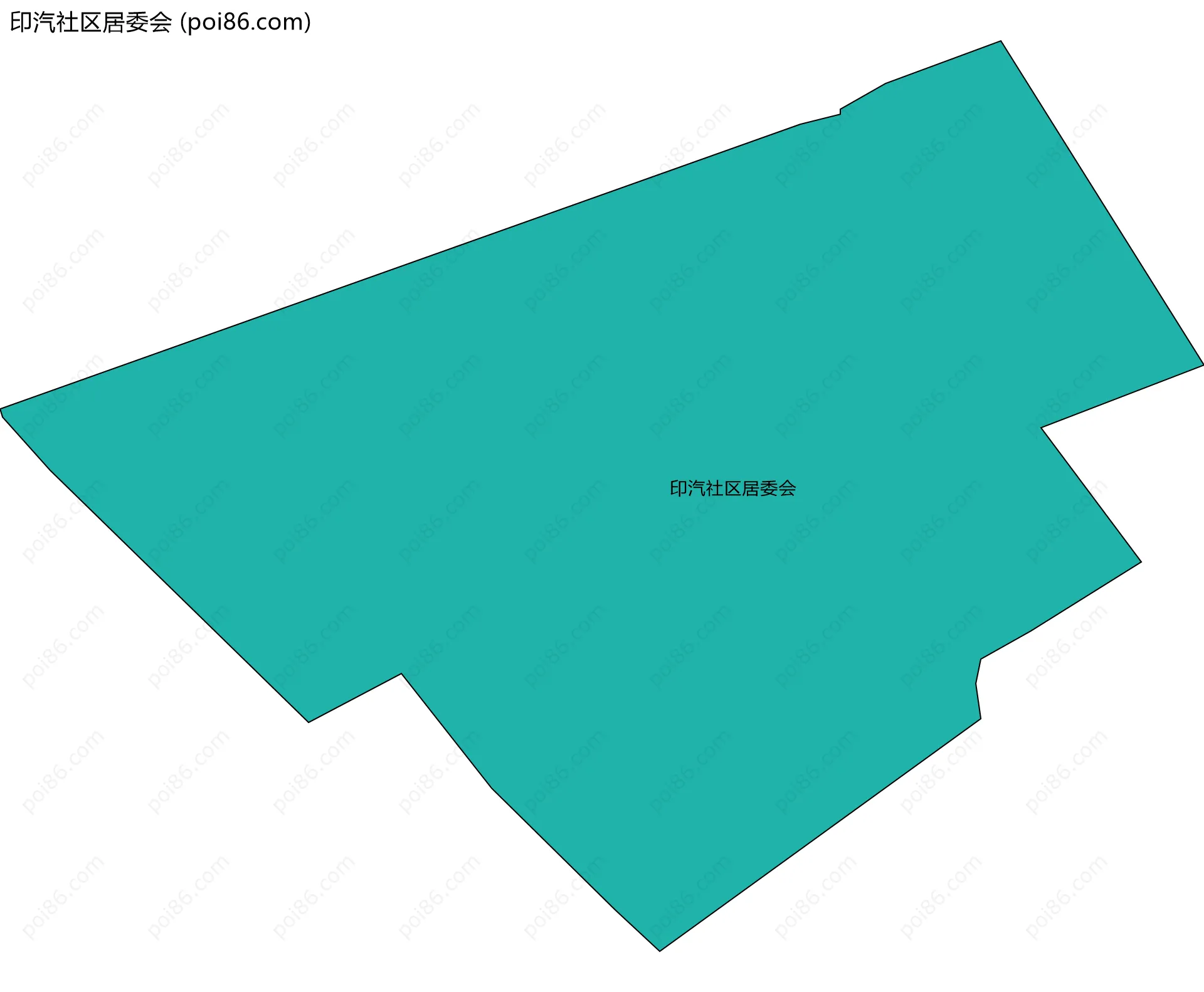 印汽社区居委会边界地图