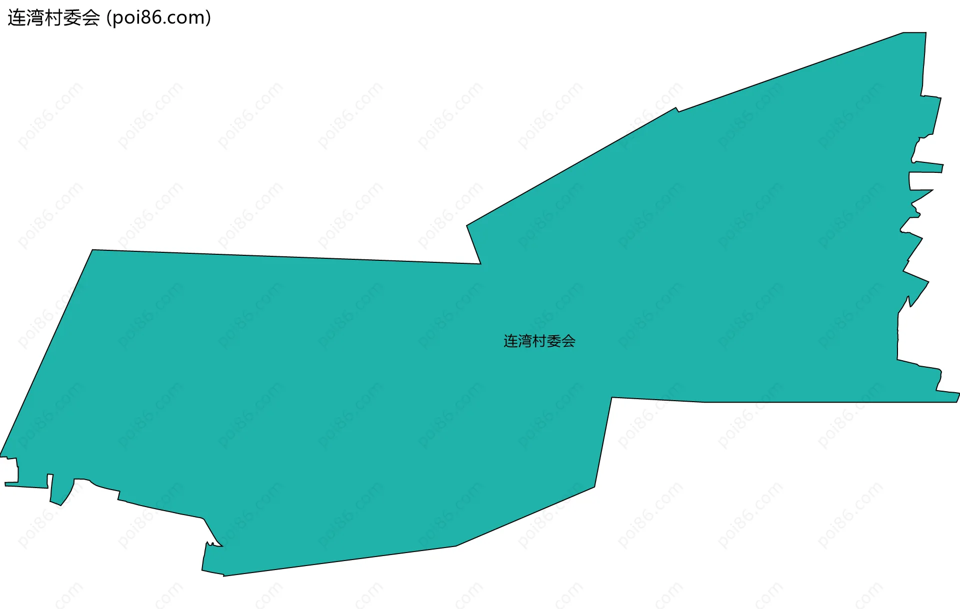 连湾村委会边界地图