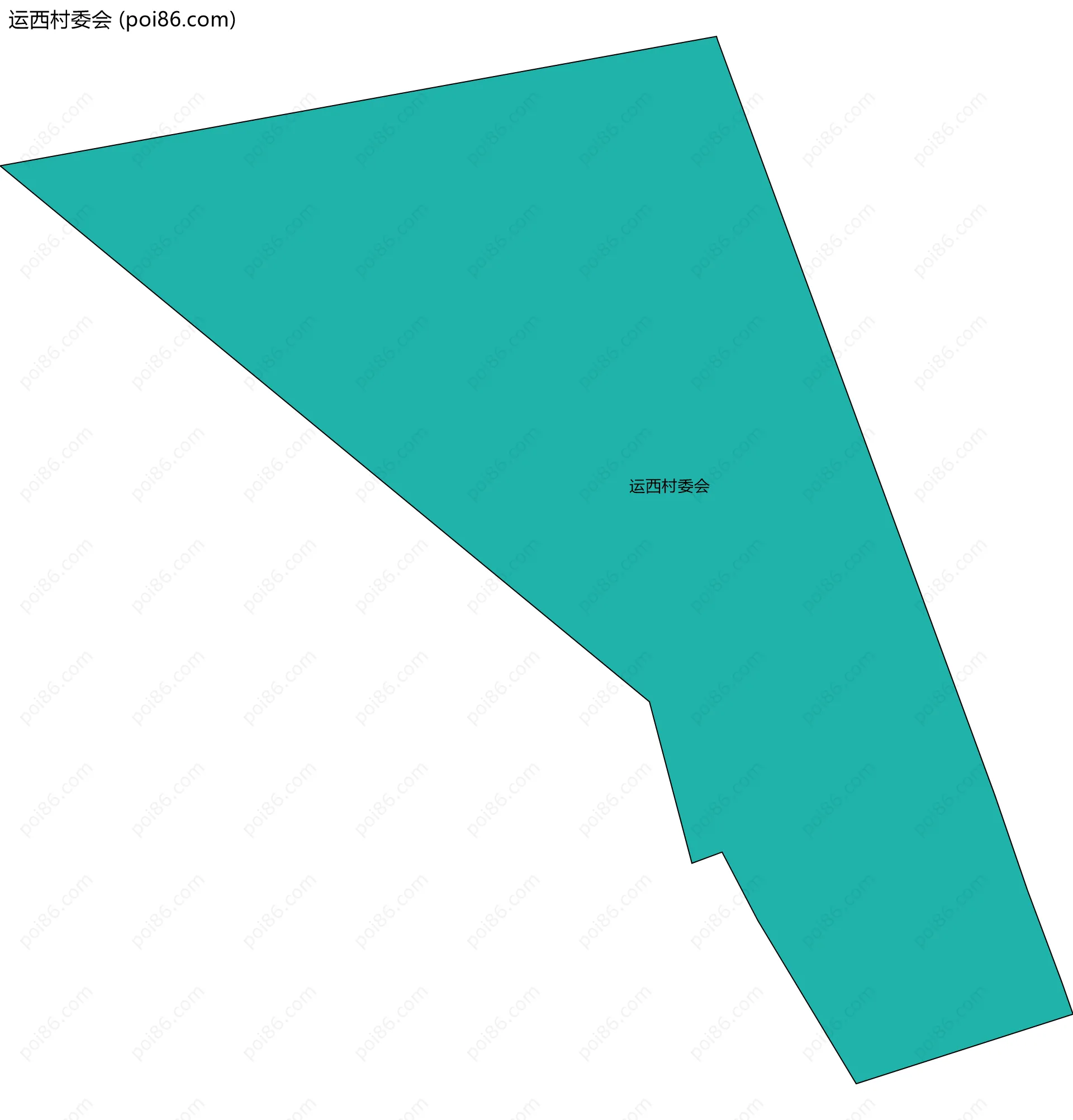 运西村委会边界地图