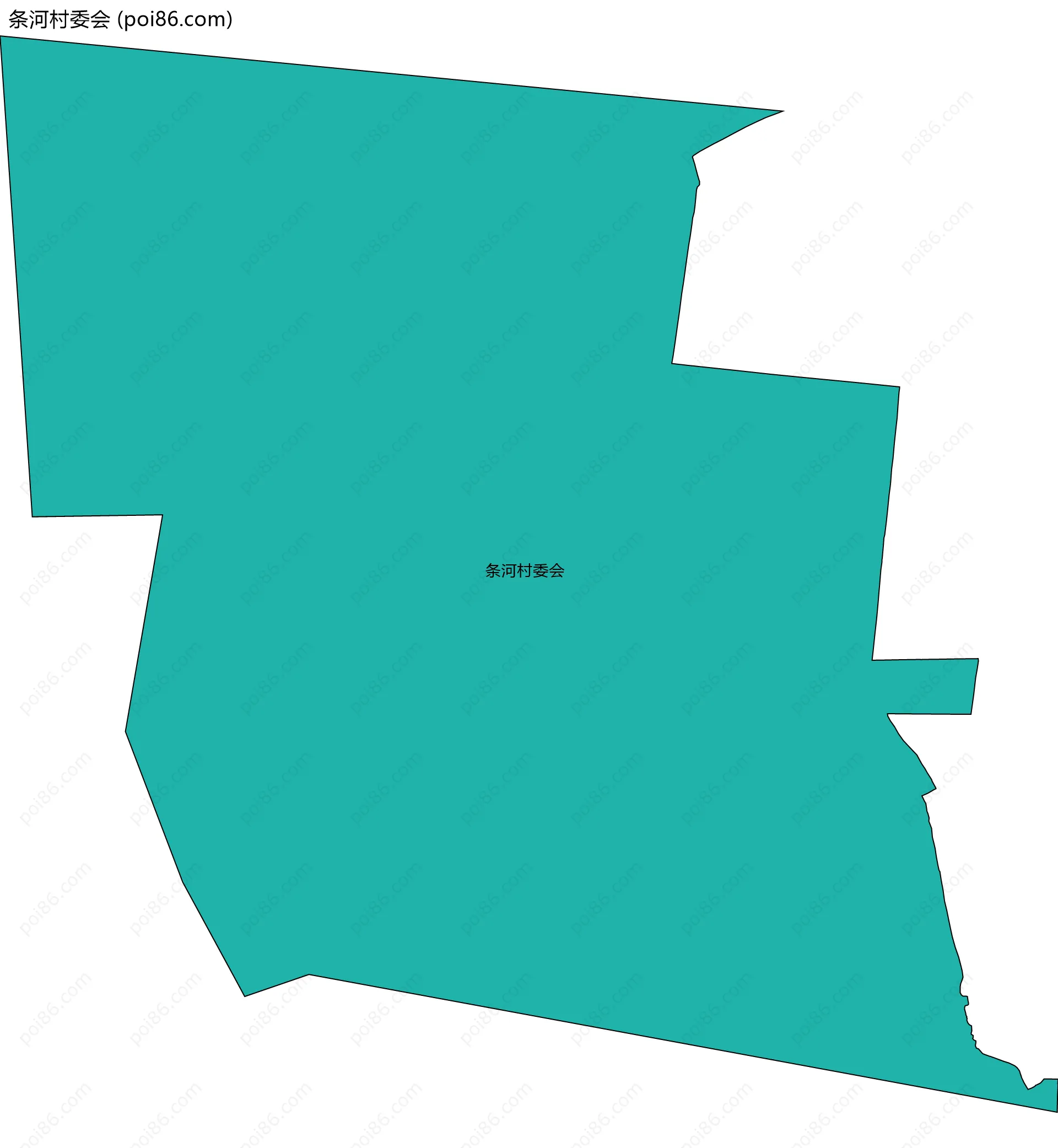 条河村委会边界地图