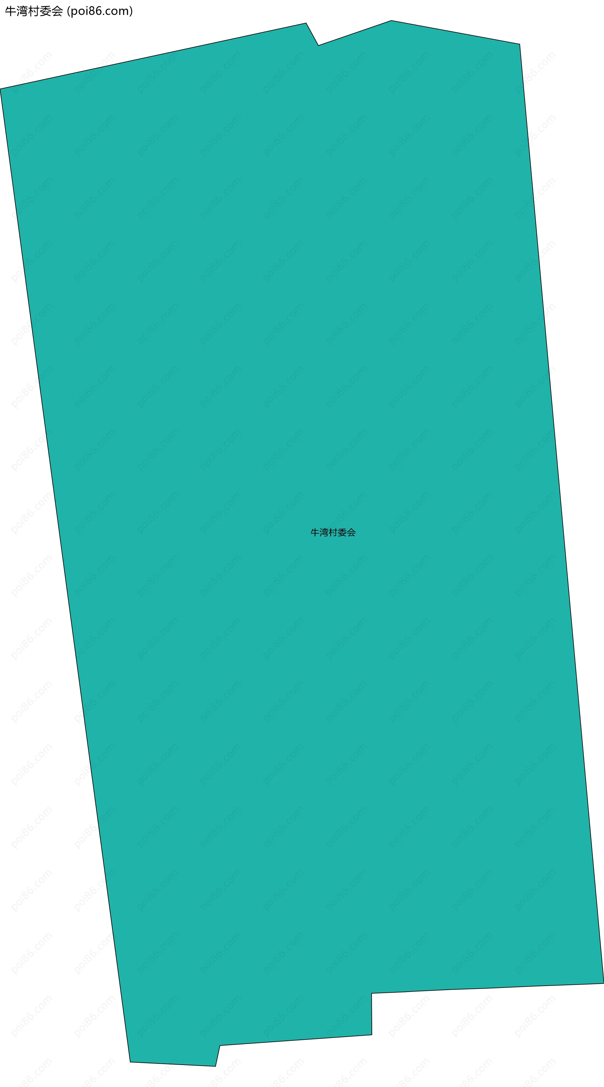 牛湾村委会边界地图