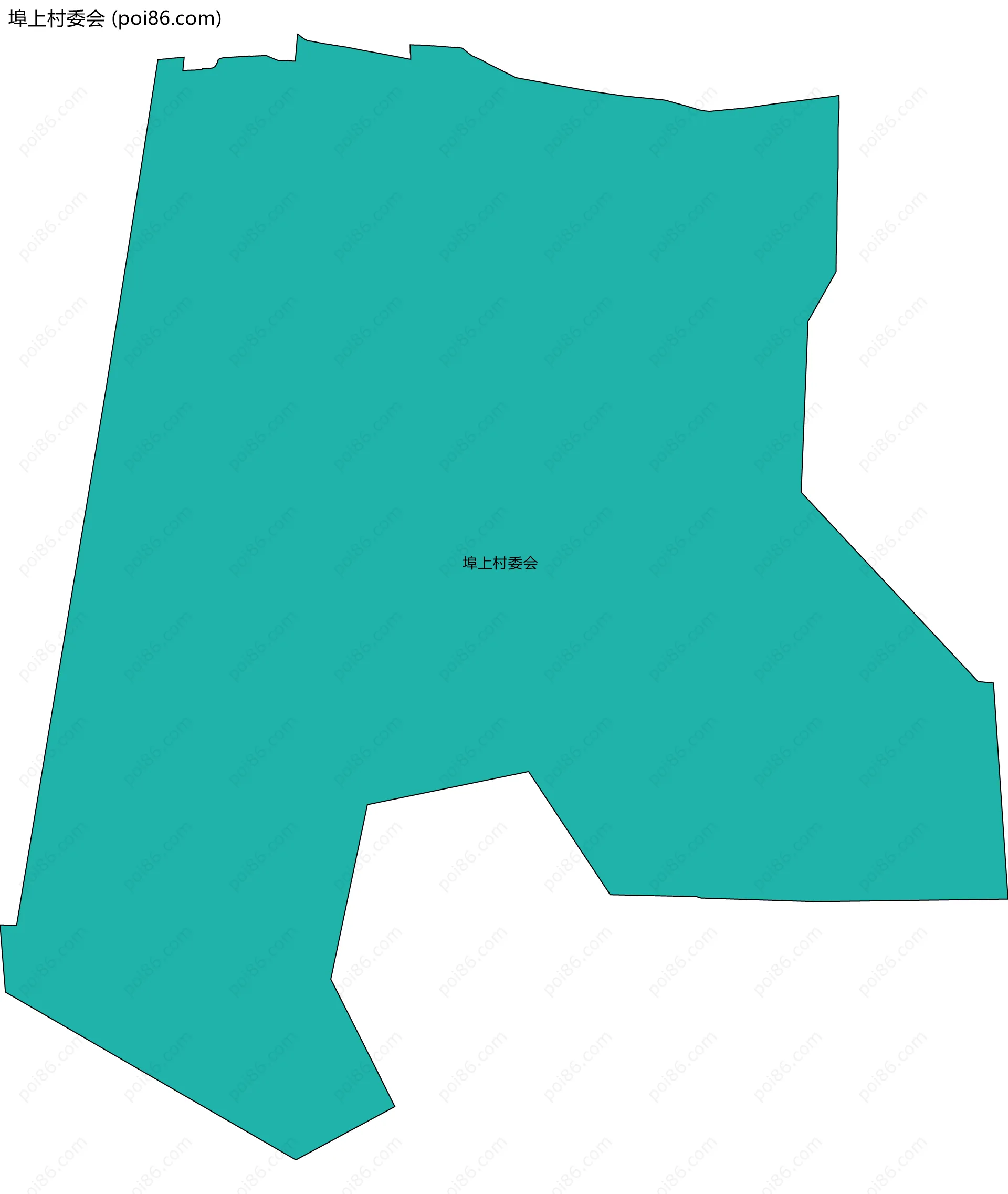 埠上村委会边界地图