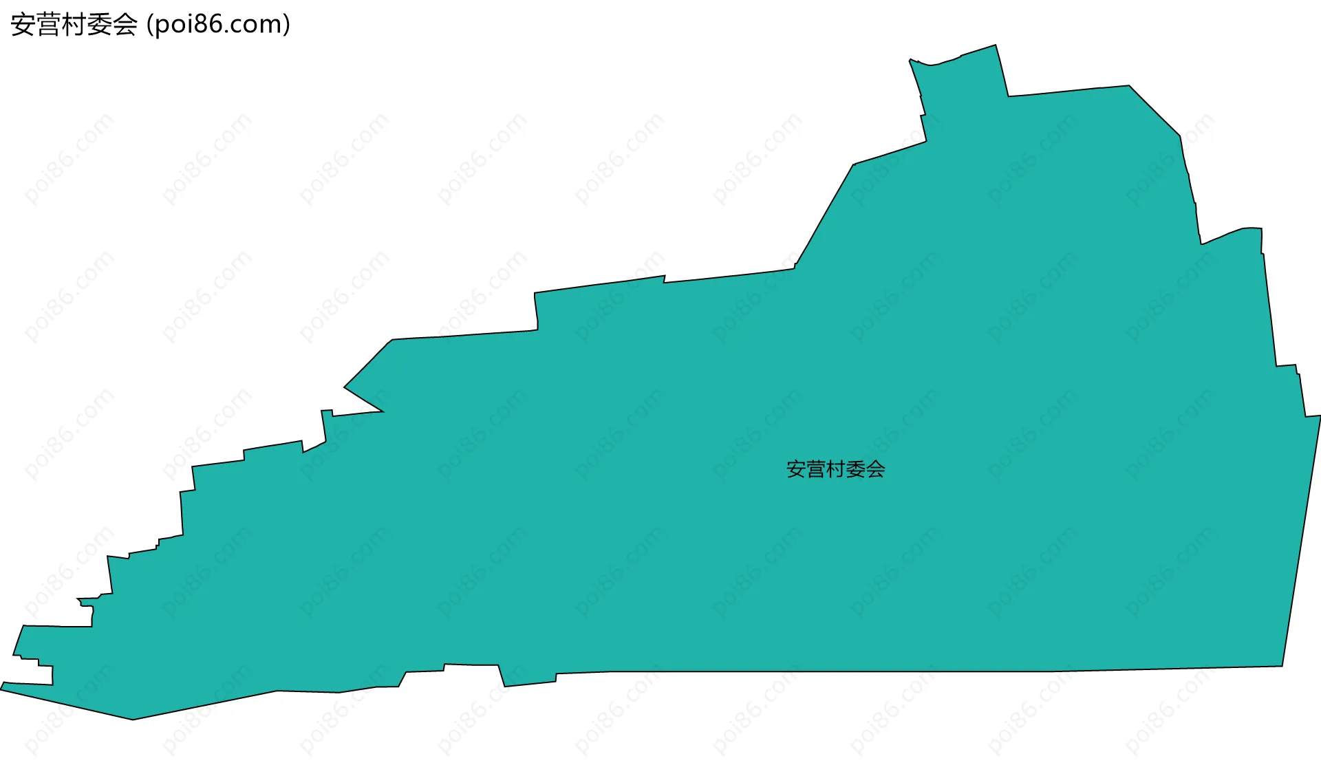 安营村委会边界地图