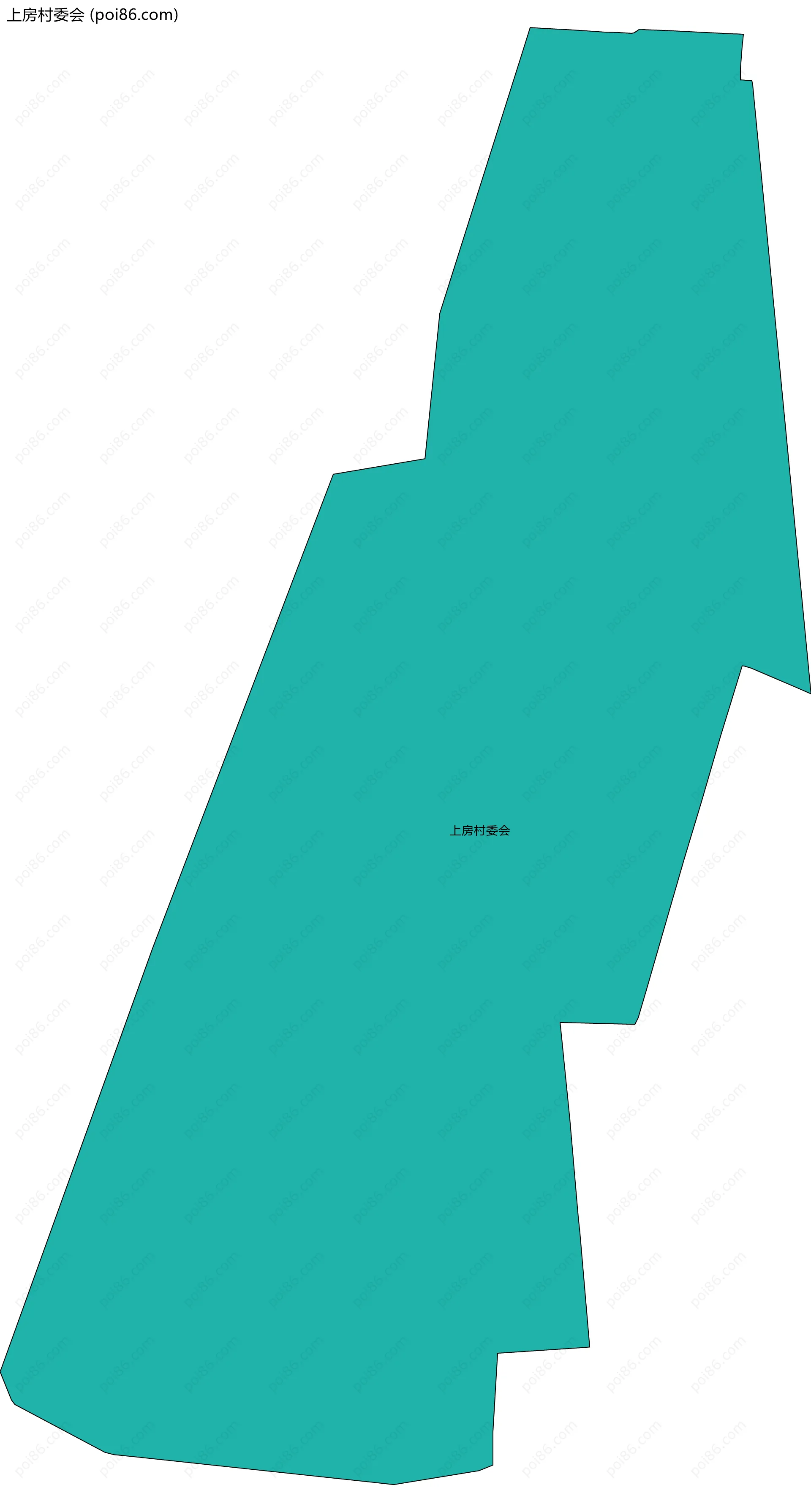 上房村委会边界地图