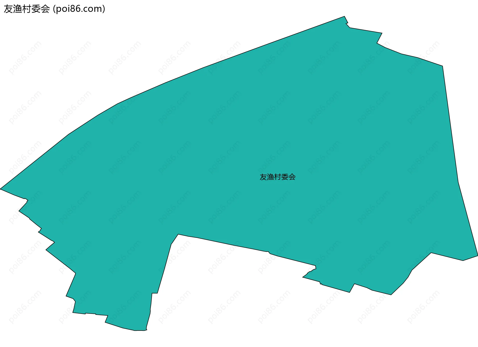 友渔村委会边界地图