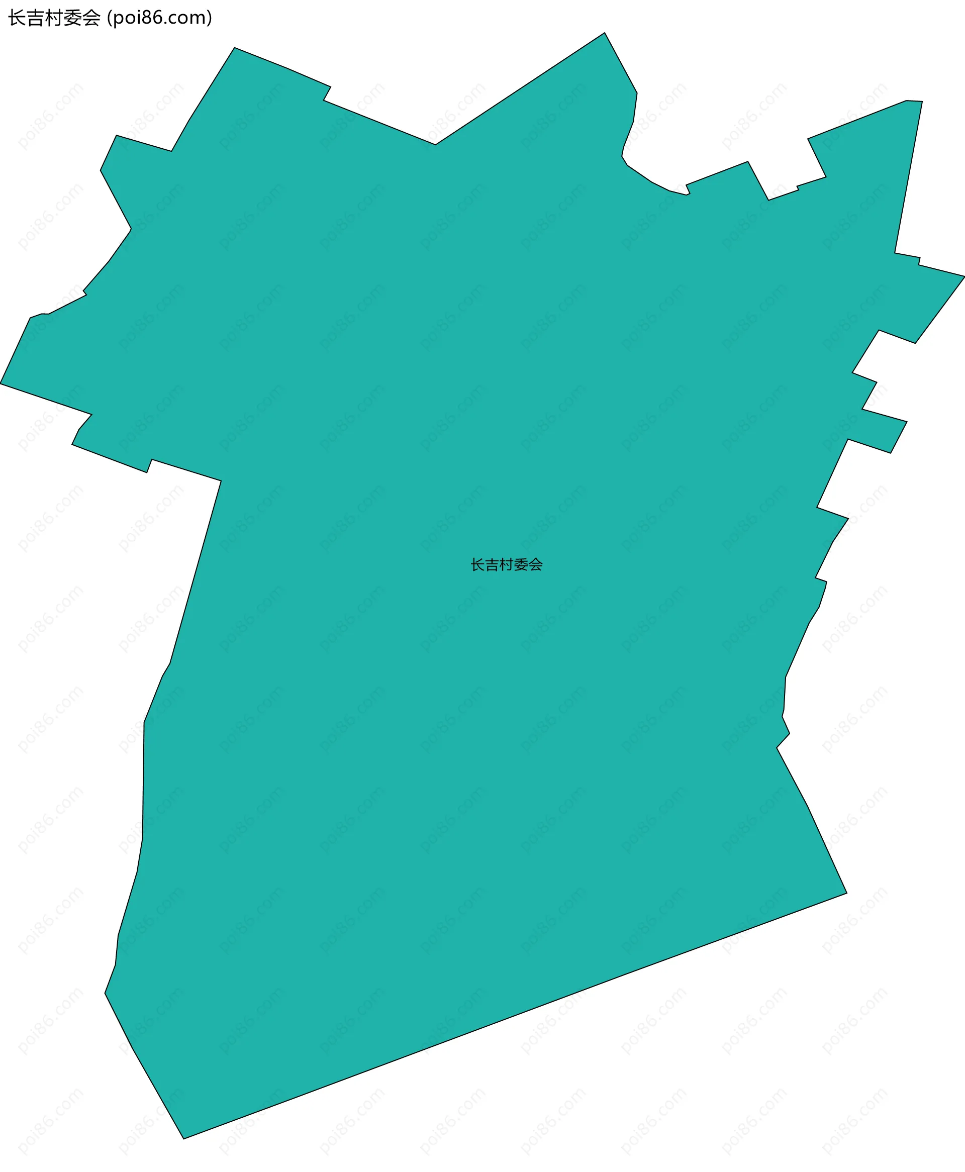 长吉村委会边界地图