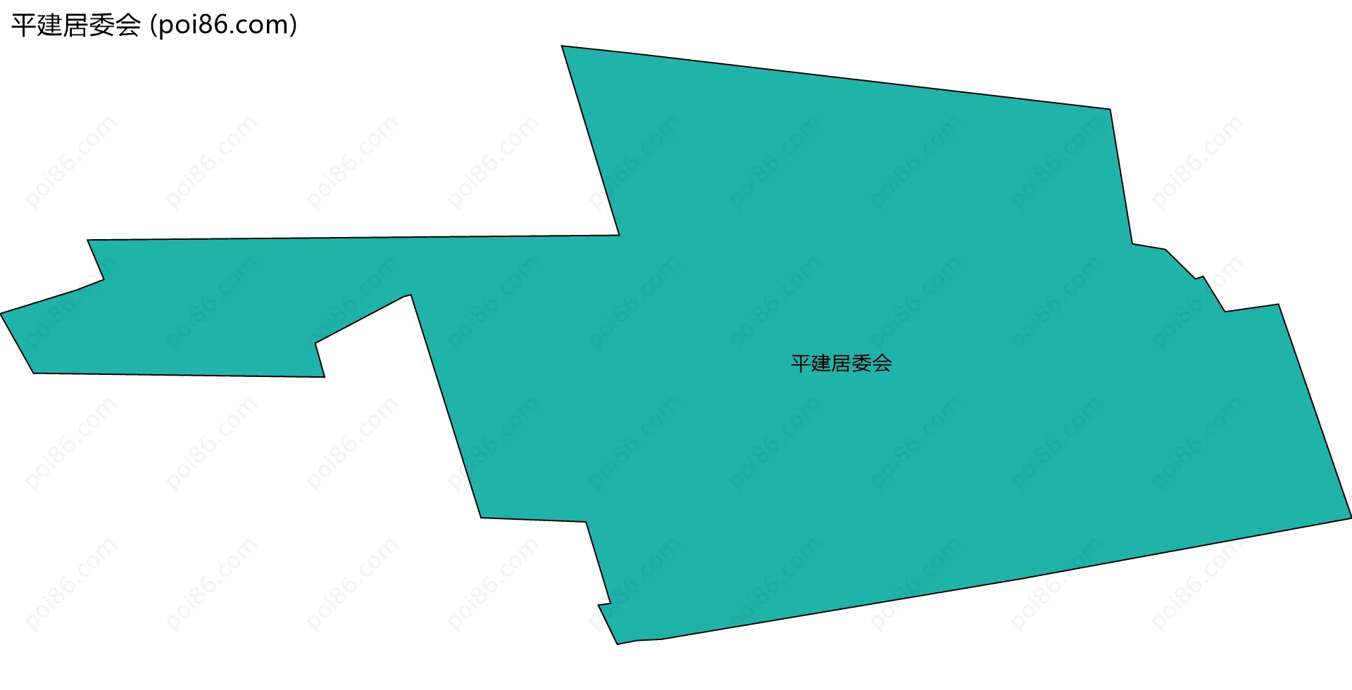 平建居委会边界地图