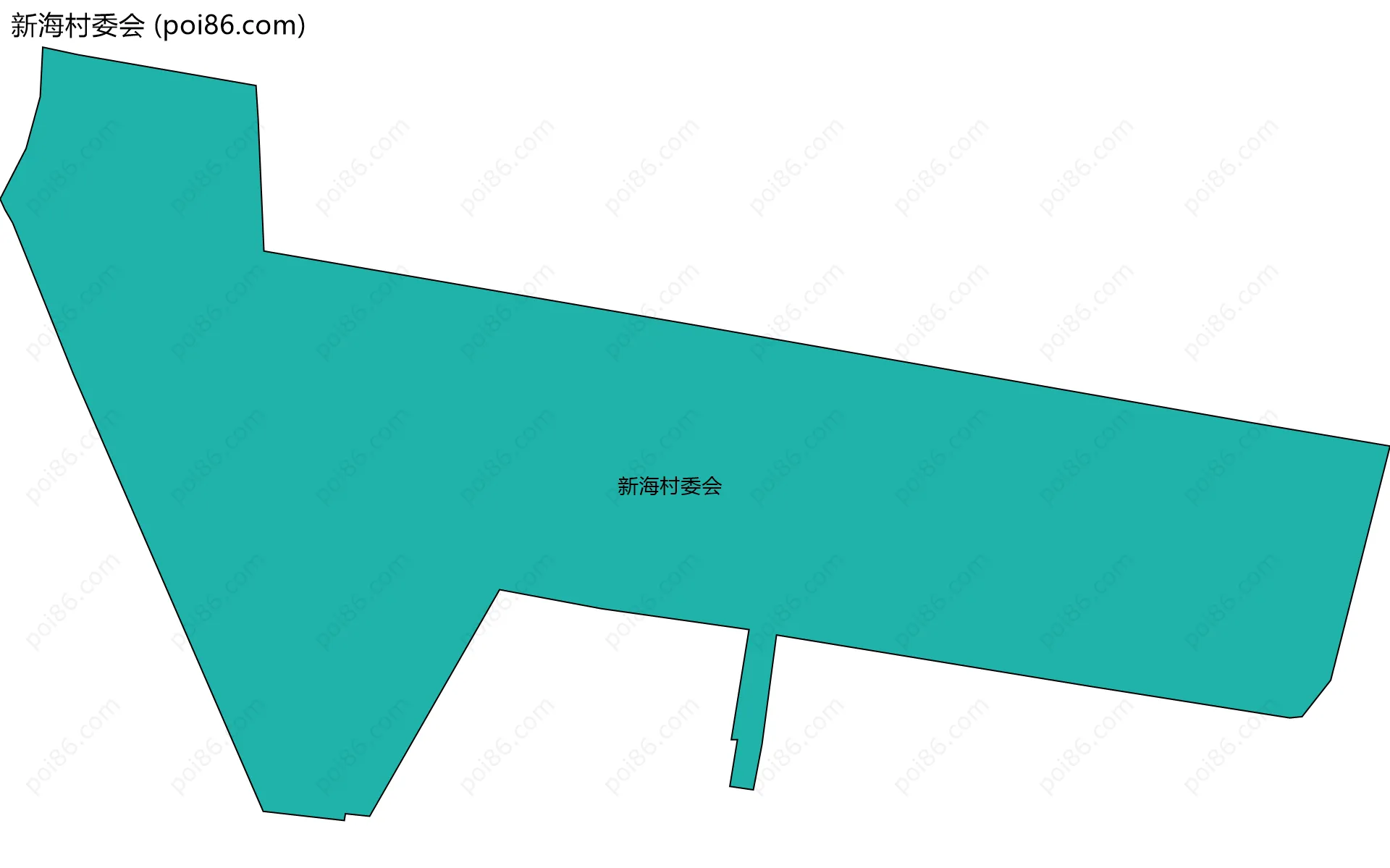 新海村委会边界地图