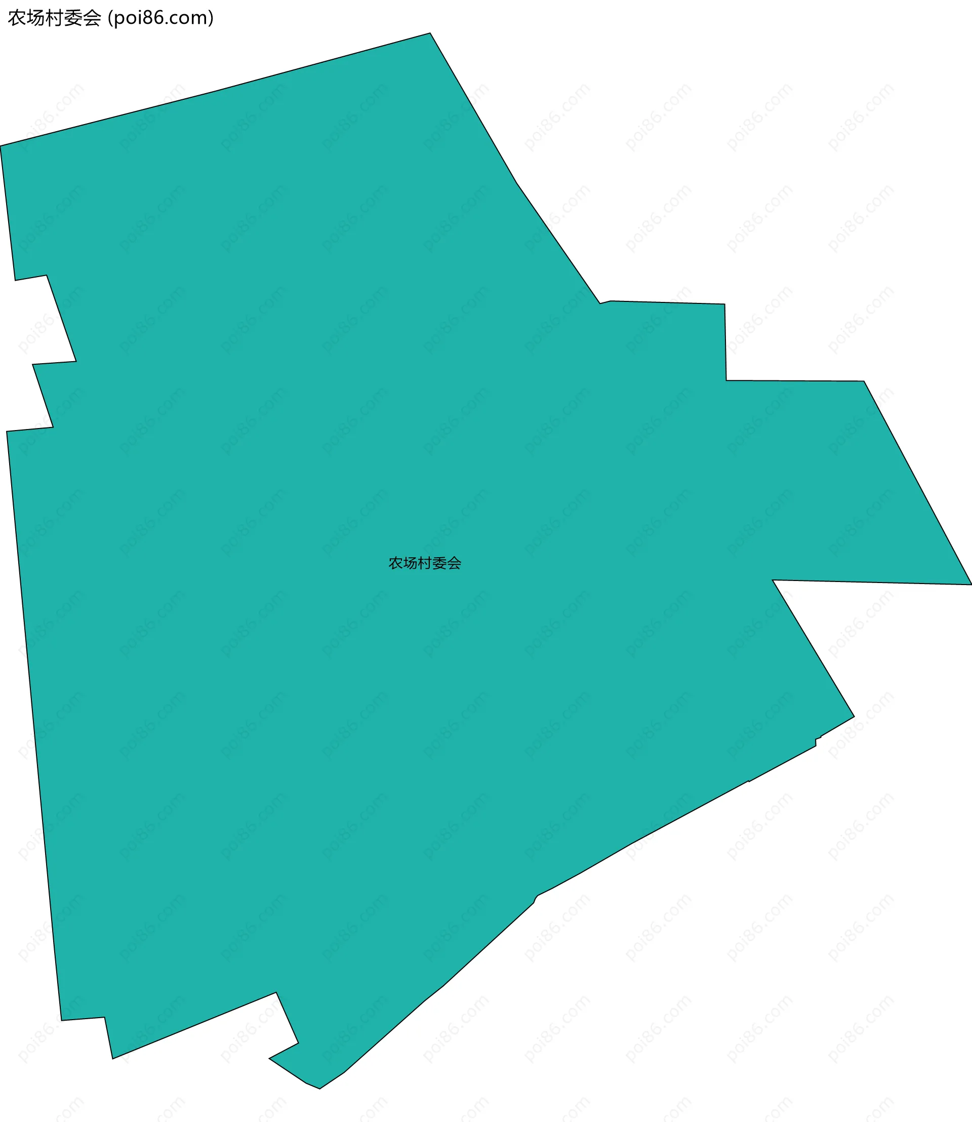 农场村委会边界地图