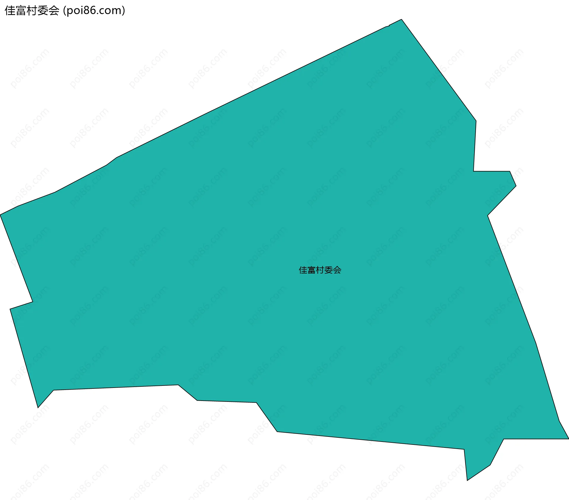 佳富村委会边界地图