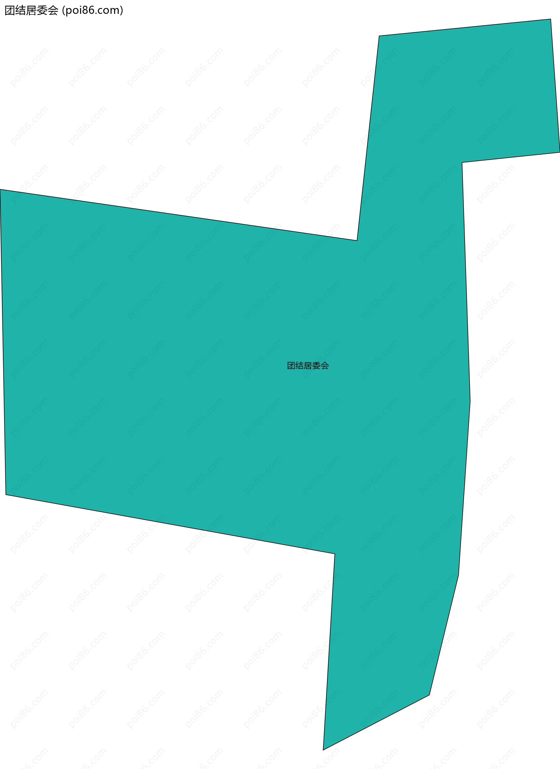 团结居委会边界地图