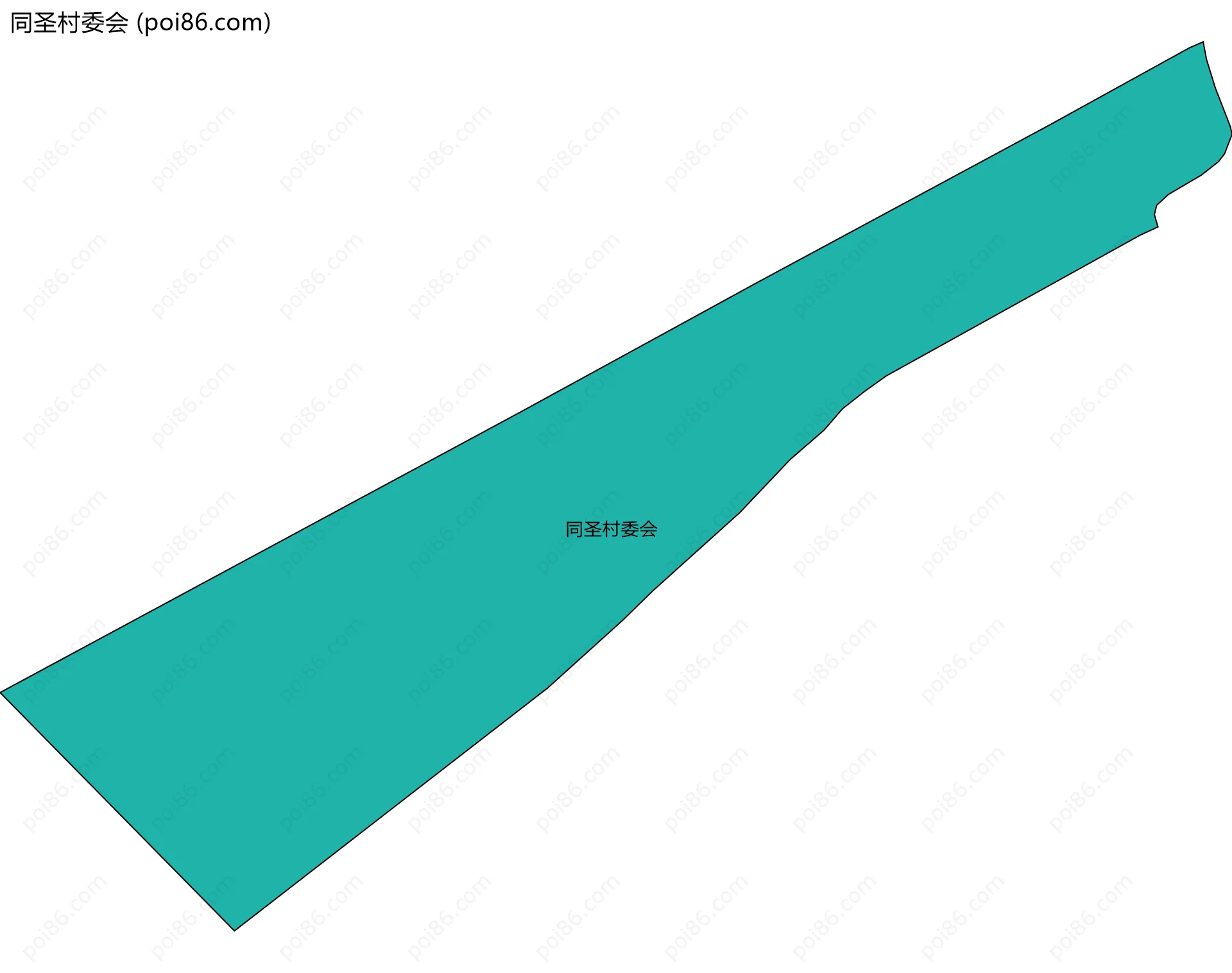 同圣村委会边界地图