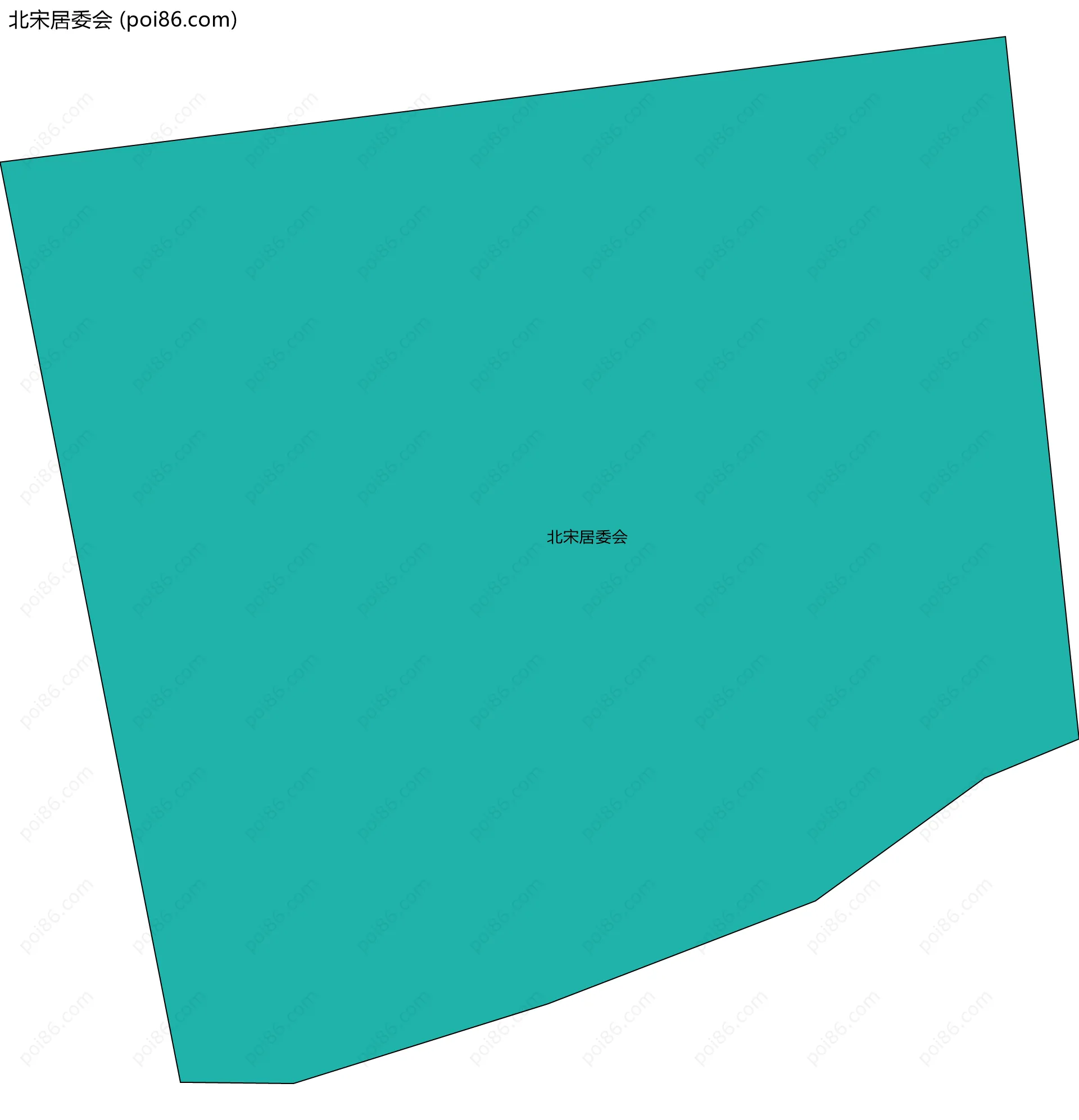 北宋居委会边界地图