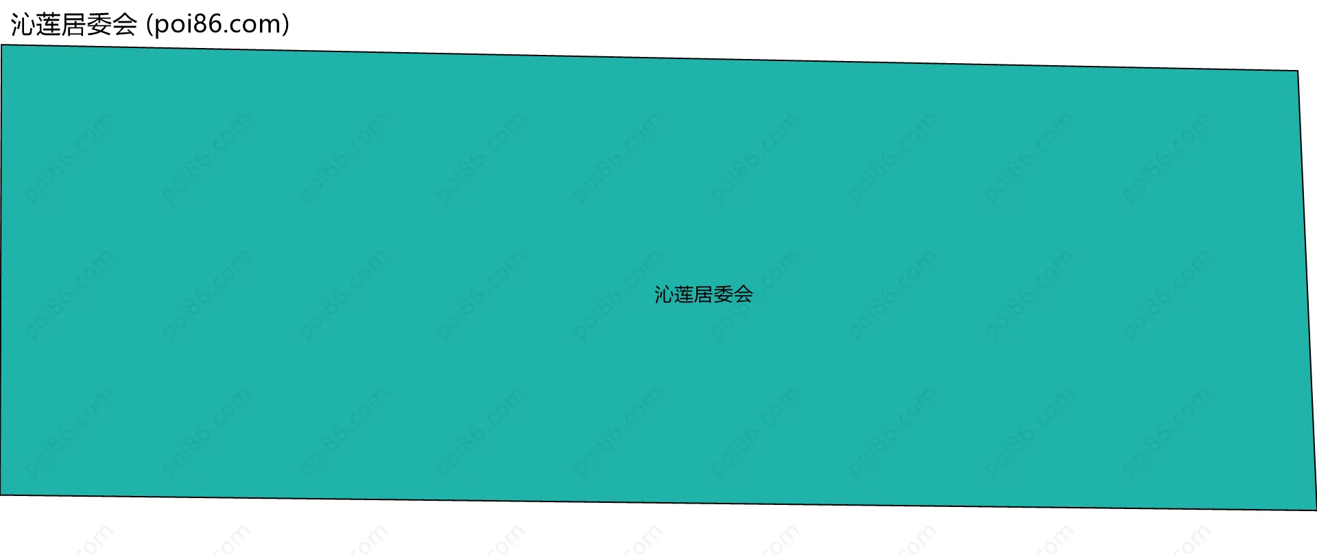 沁莲居委会边界地图