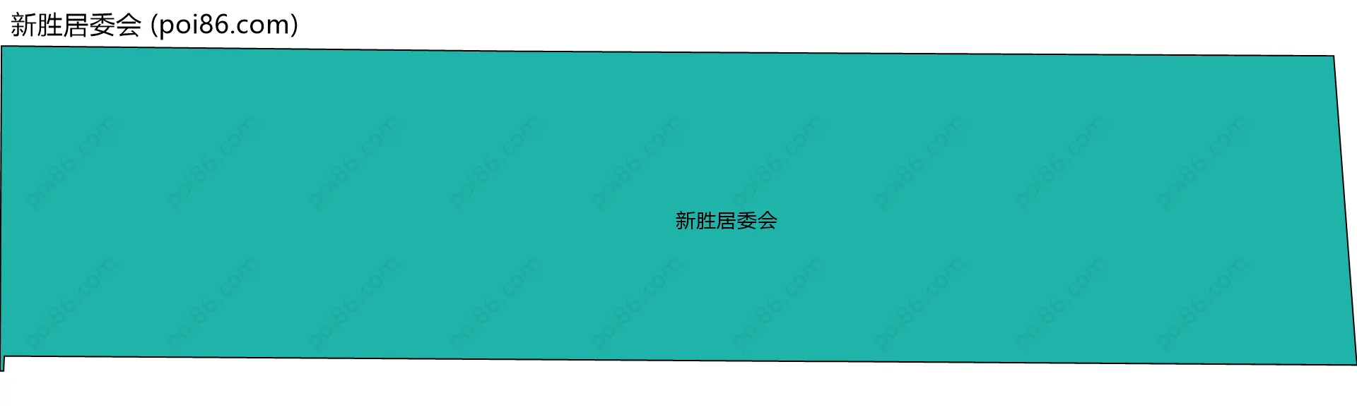 新胜居委会边界地图
