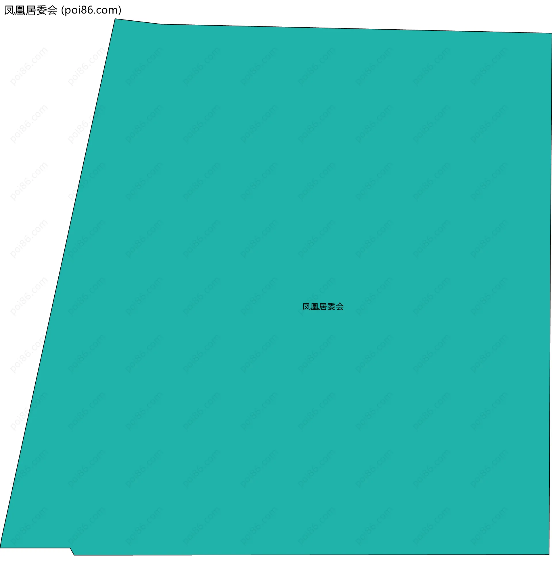 凤凰居委会边界地图