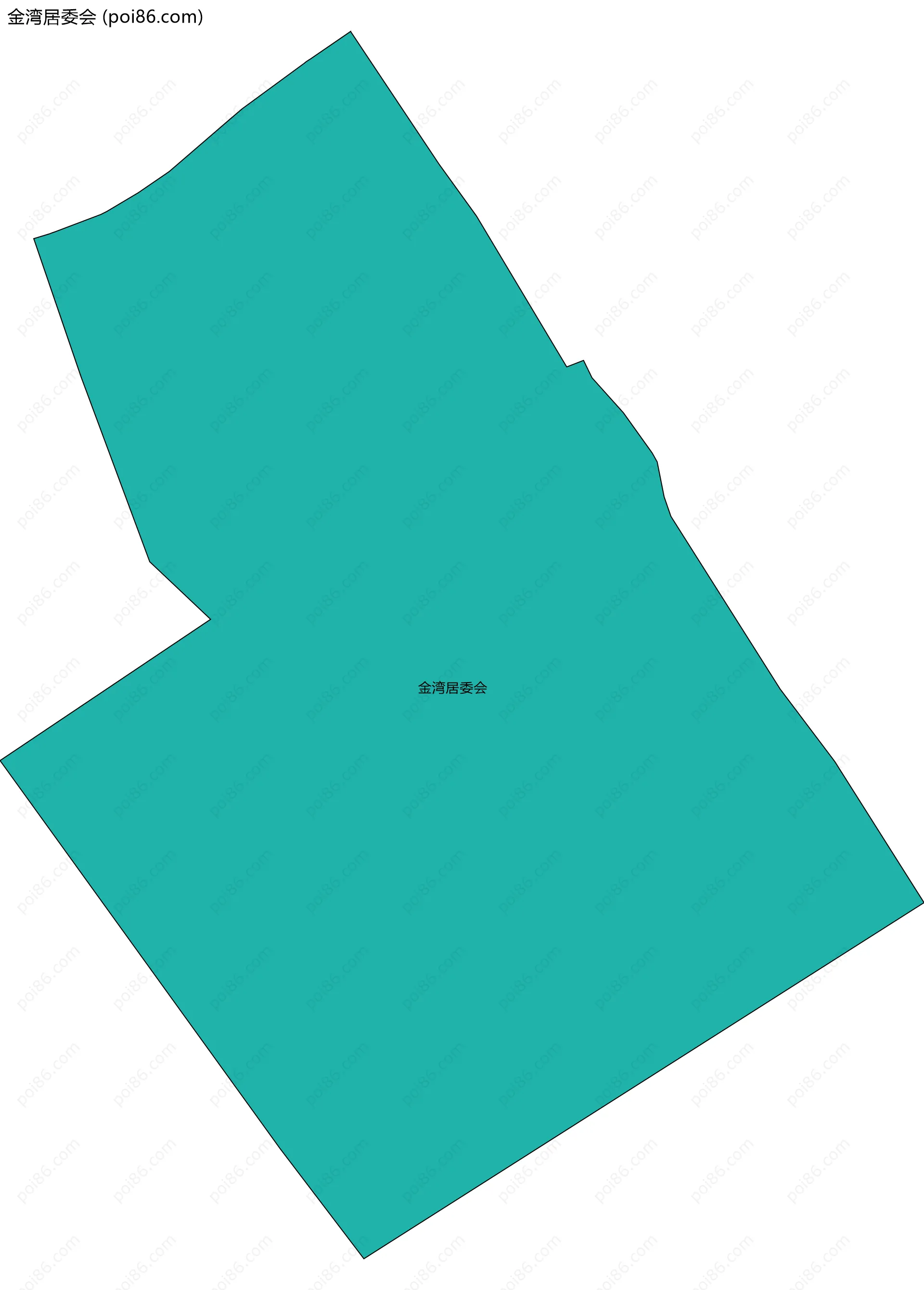 金湾居委会边界地图