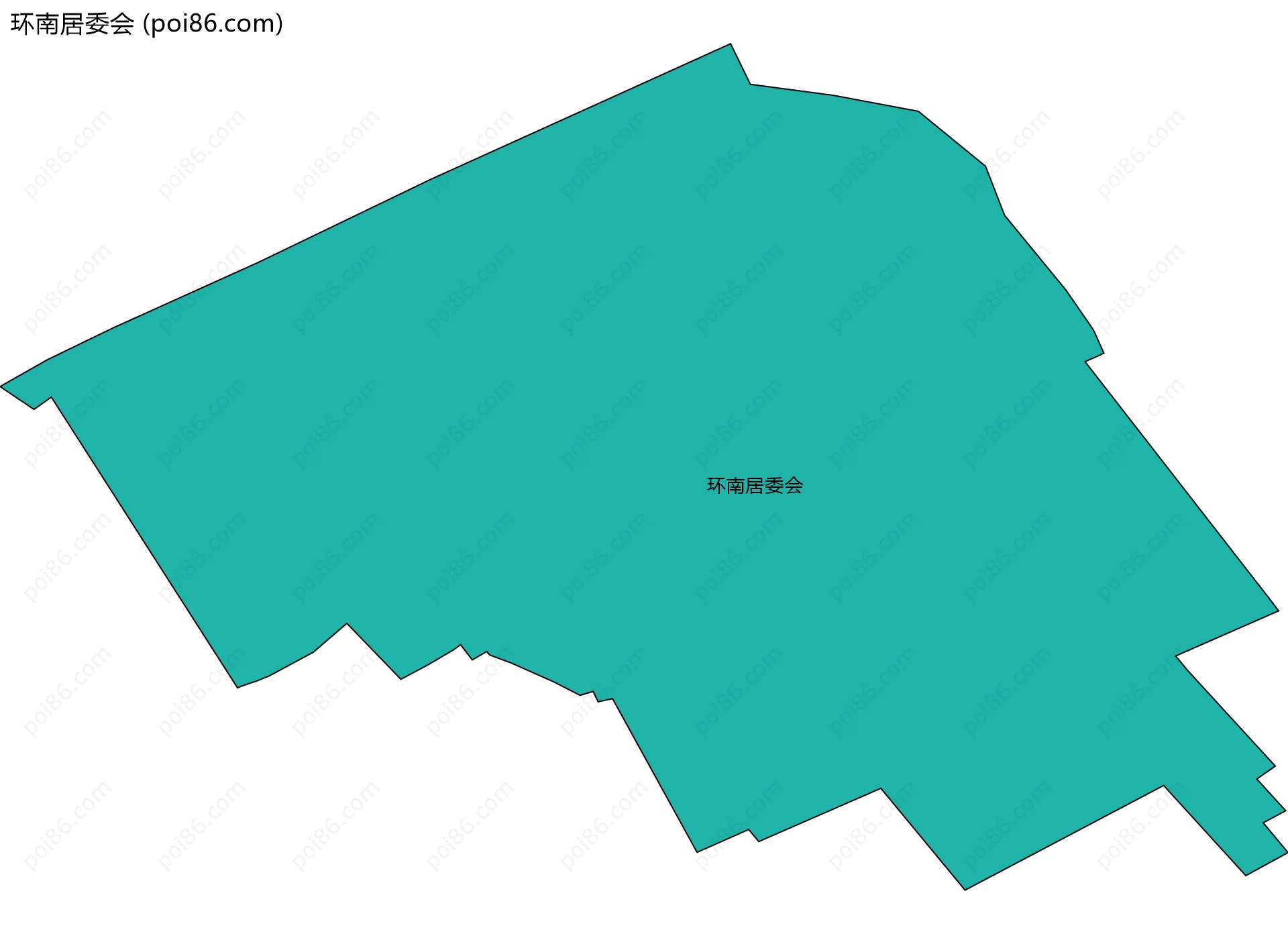 环南居委会边界地图