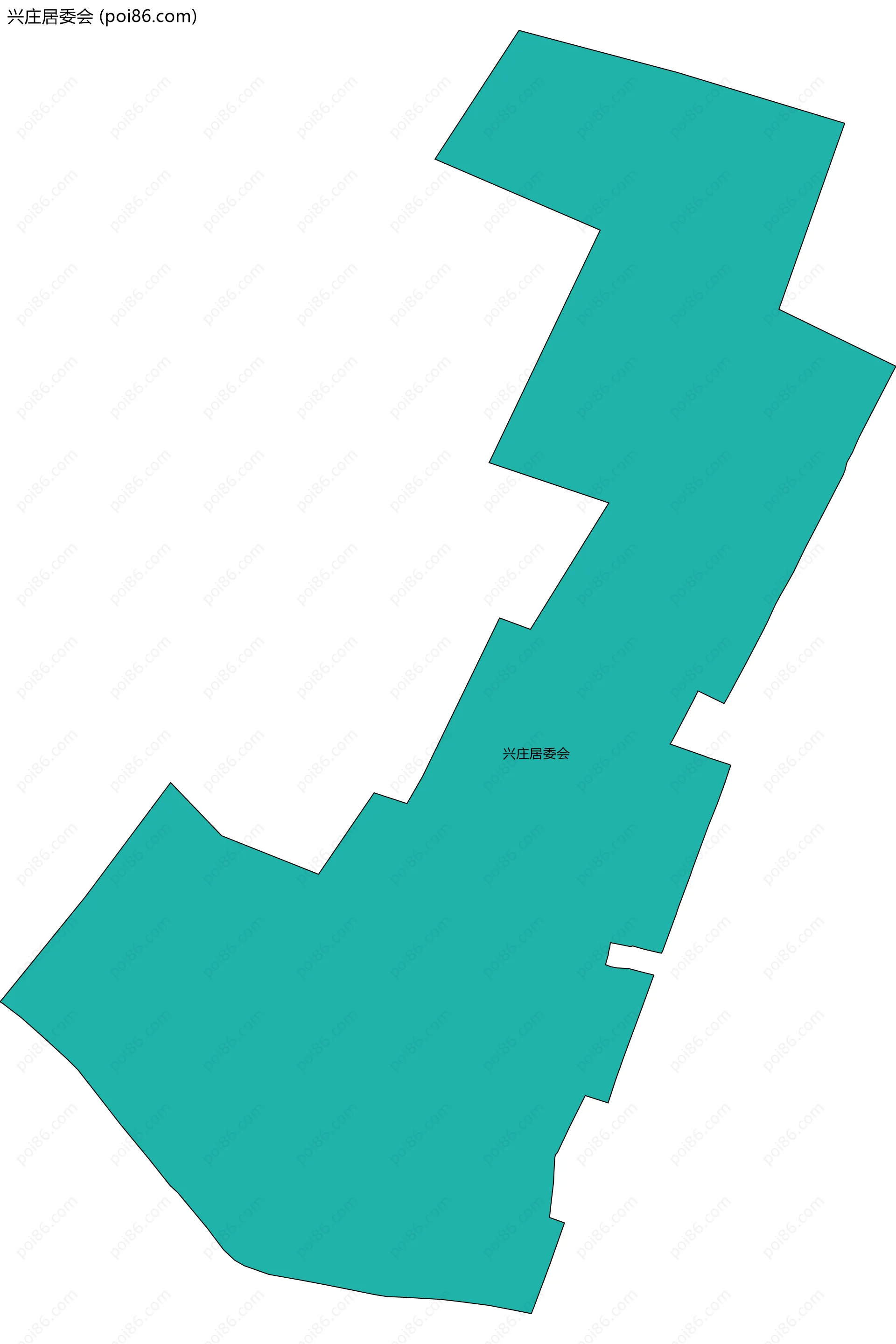 兴庄居委会边界地图