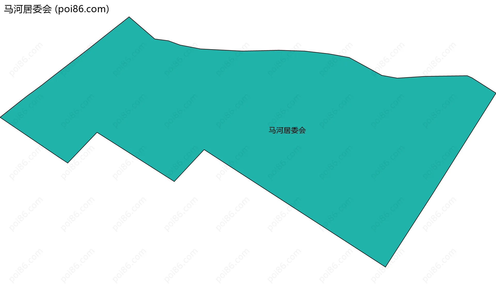 马河居委会边界地图