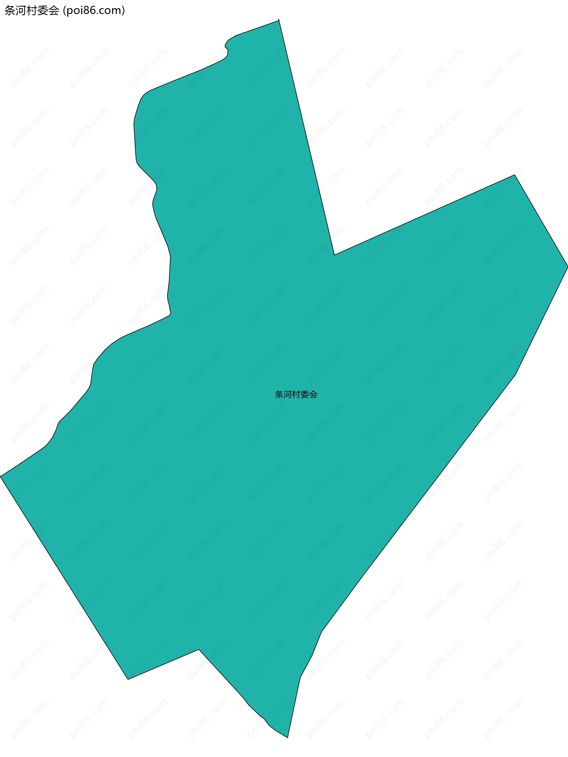 条河村委会边界地图