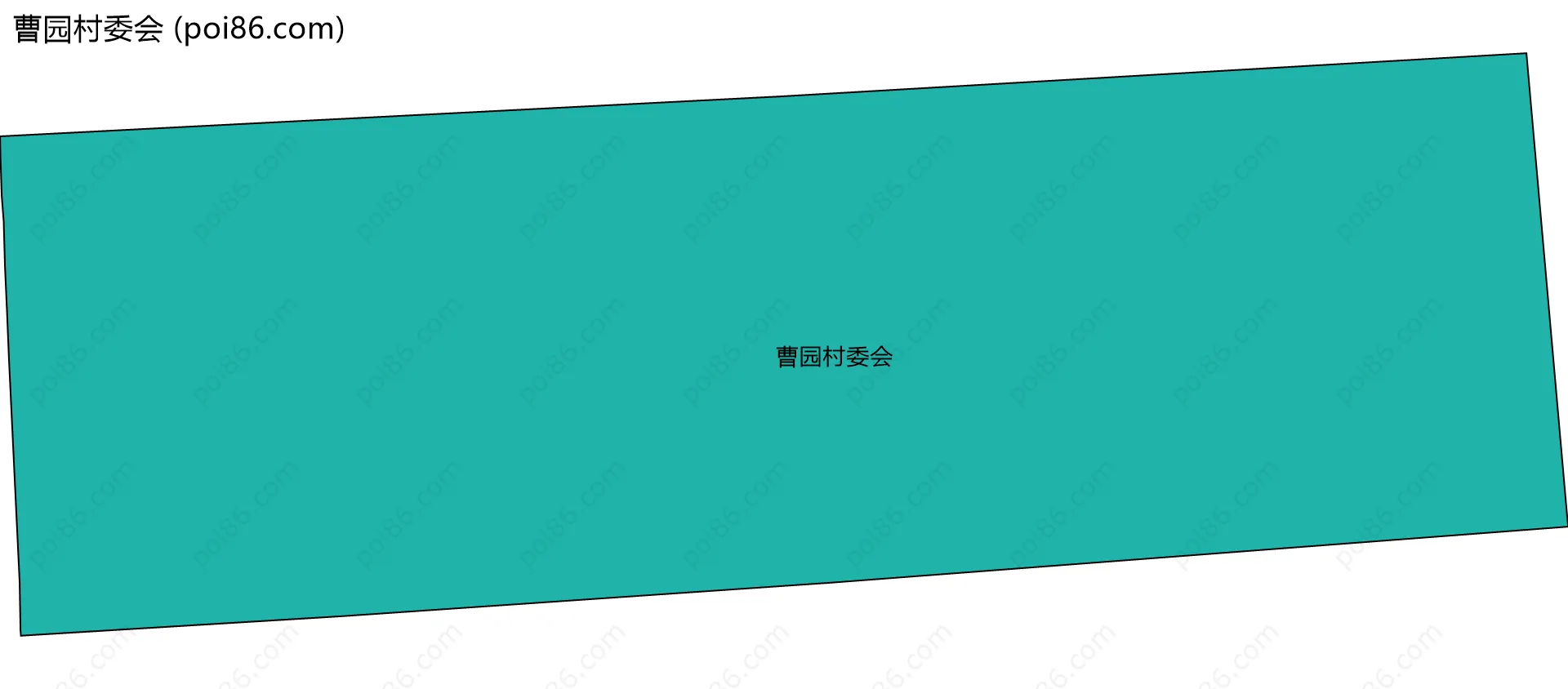 曹园村委会边界地图