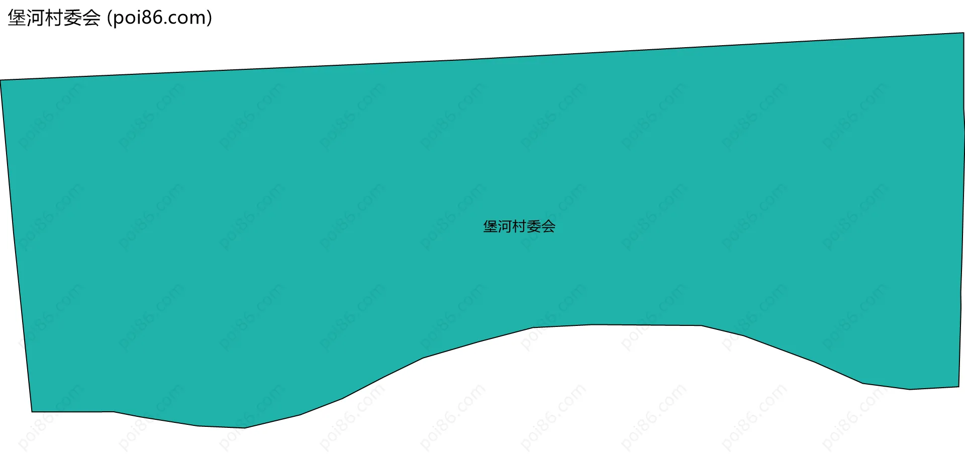 堡河村委会边界地图