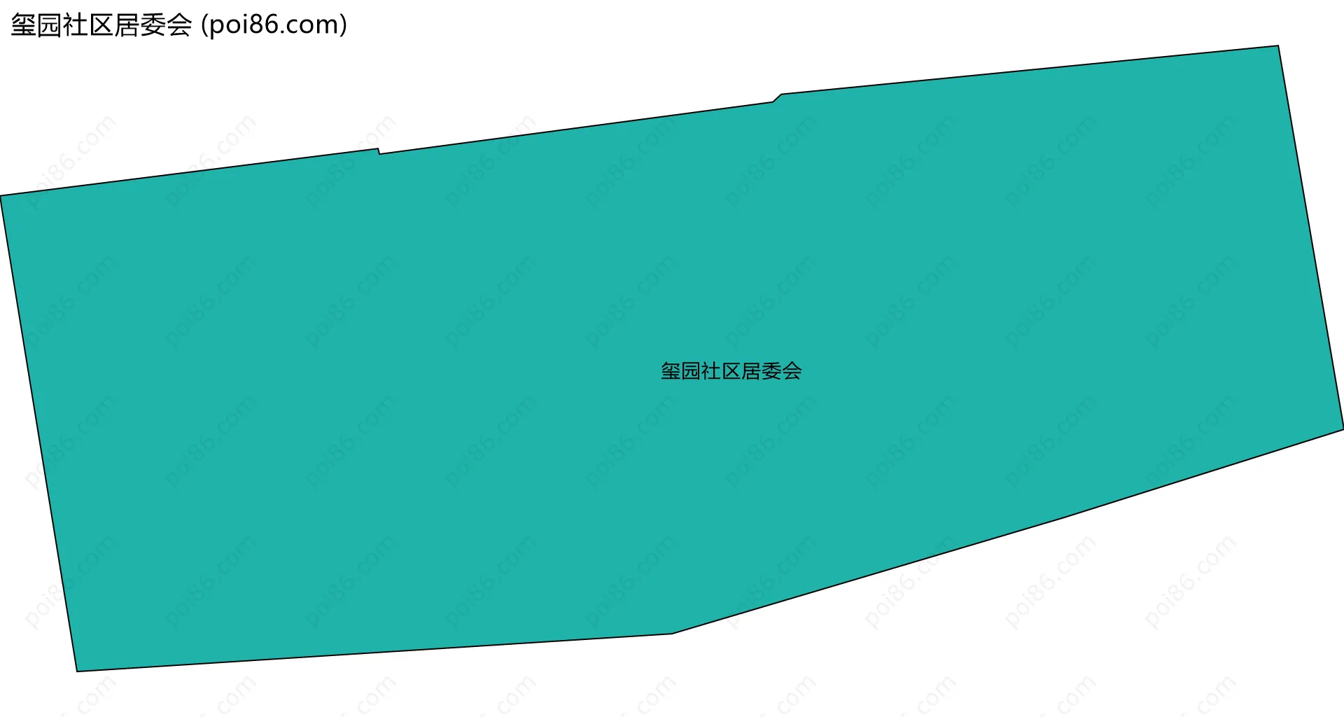 玺园社区居委会边界地图
