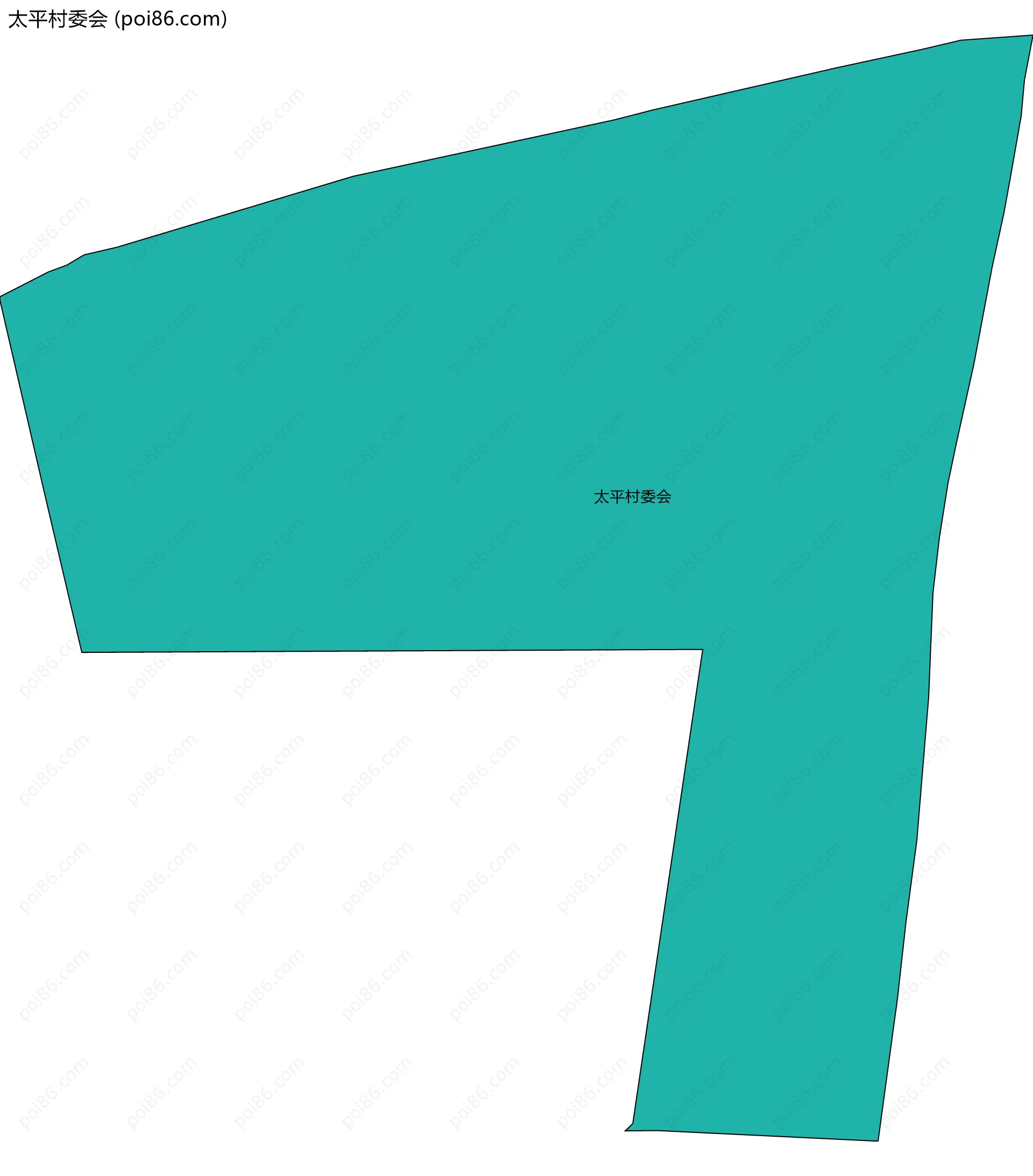 太平村委会边界地图