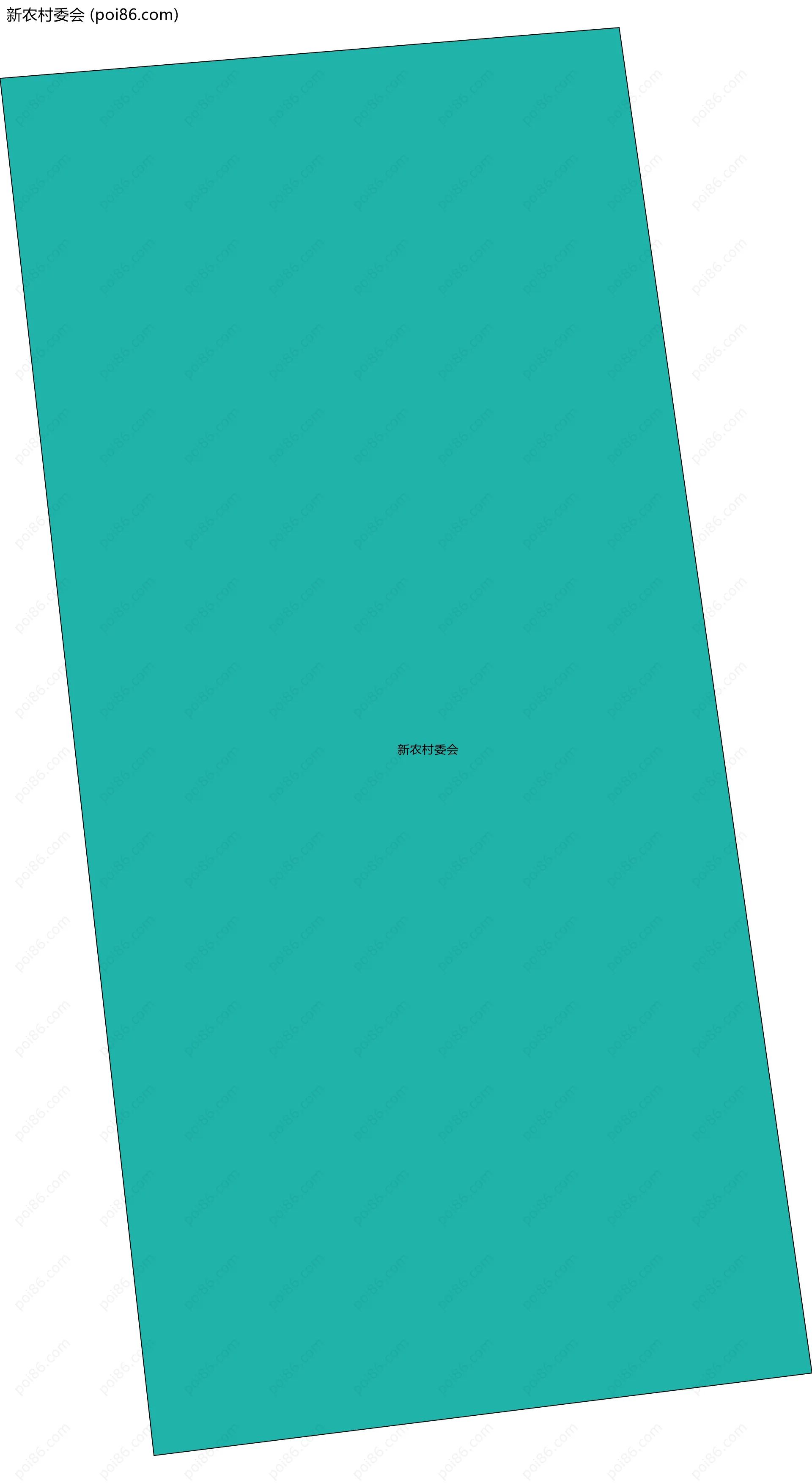 新农村委会边界地图