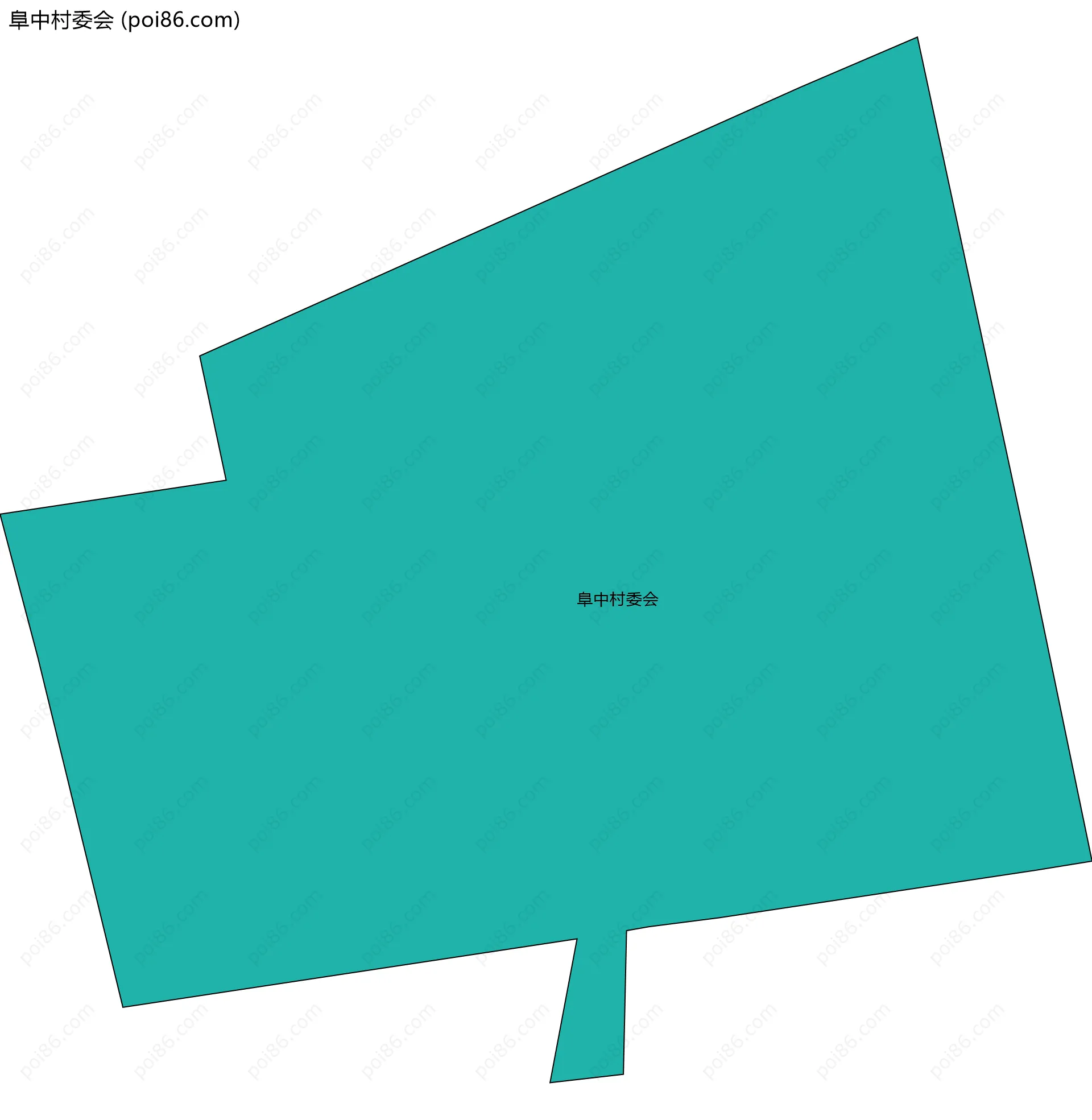 阜中村委会边界地图