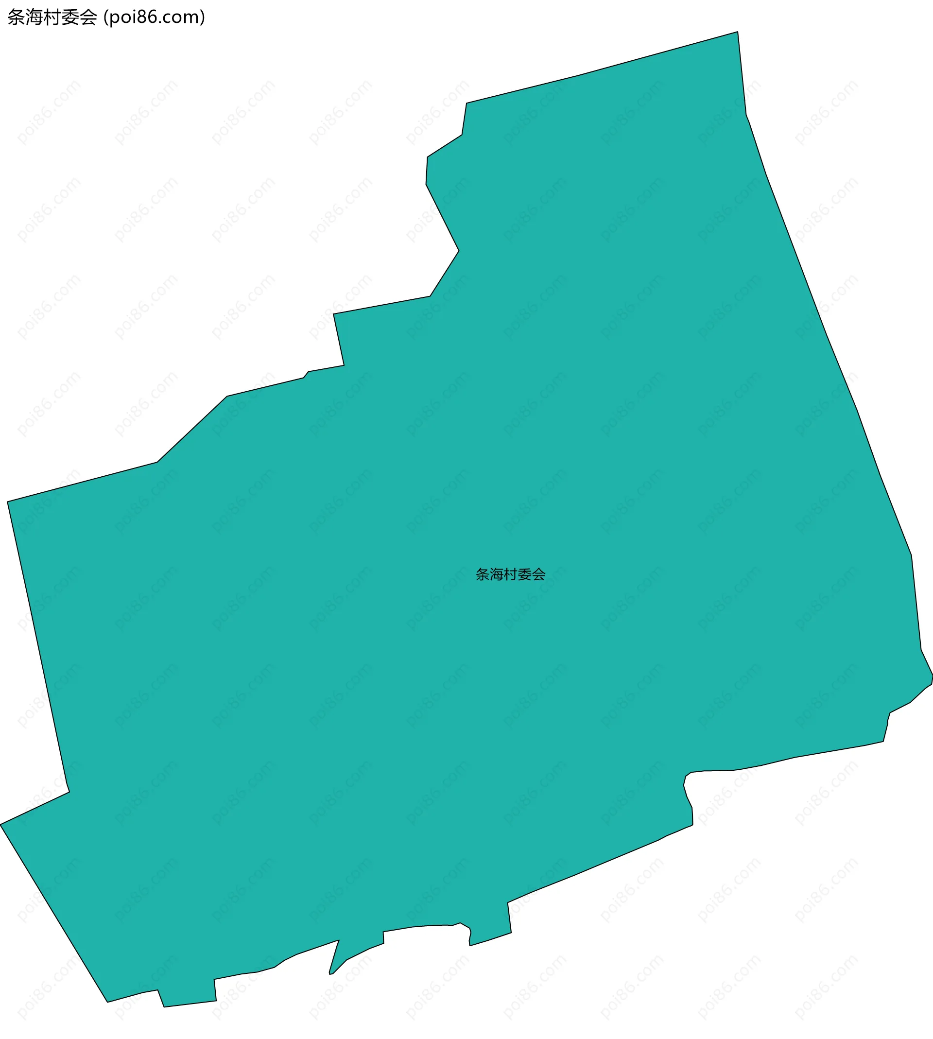 条海村委会边界地图