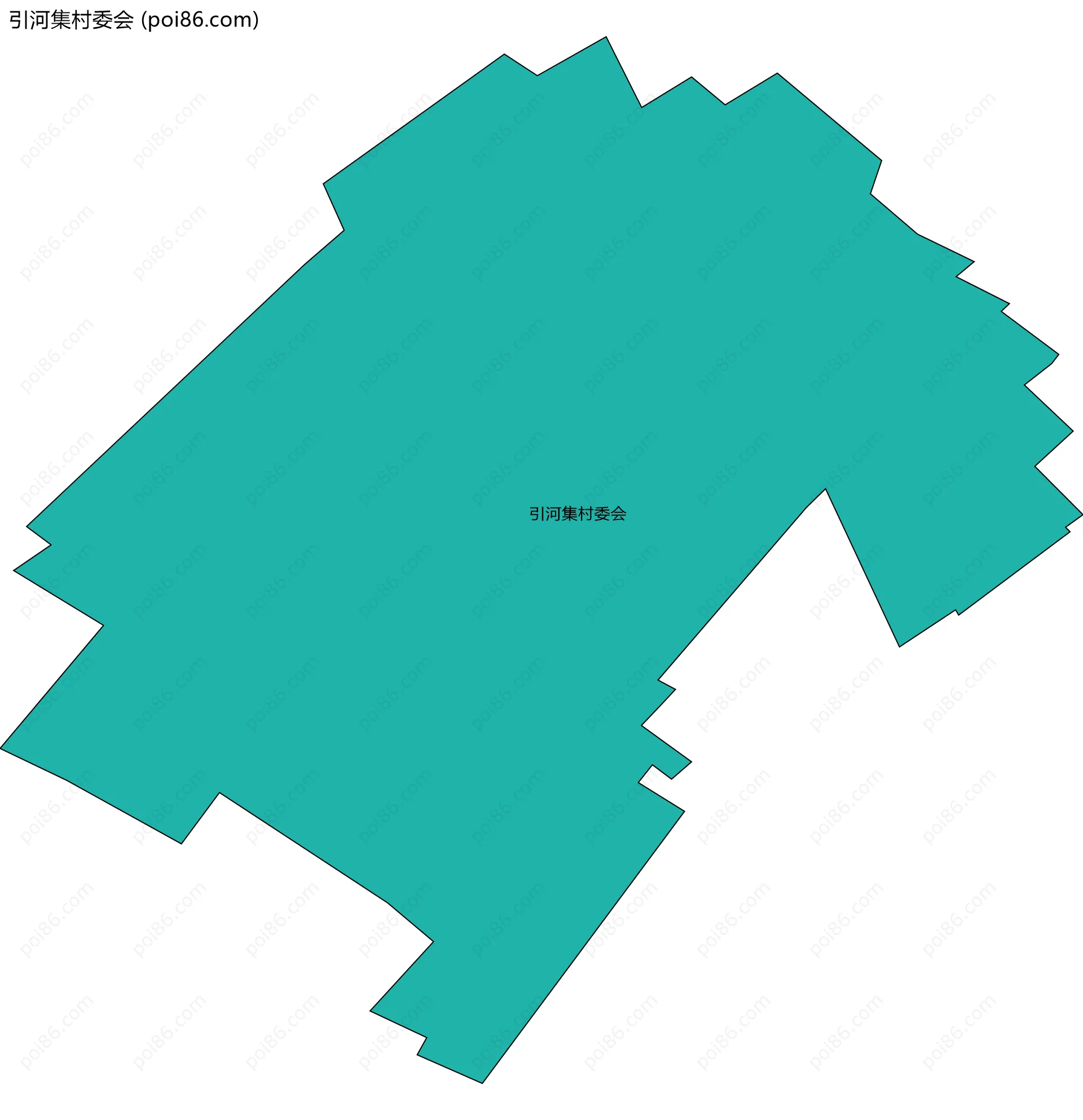 引河集村委会边界地图
