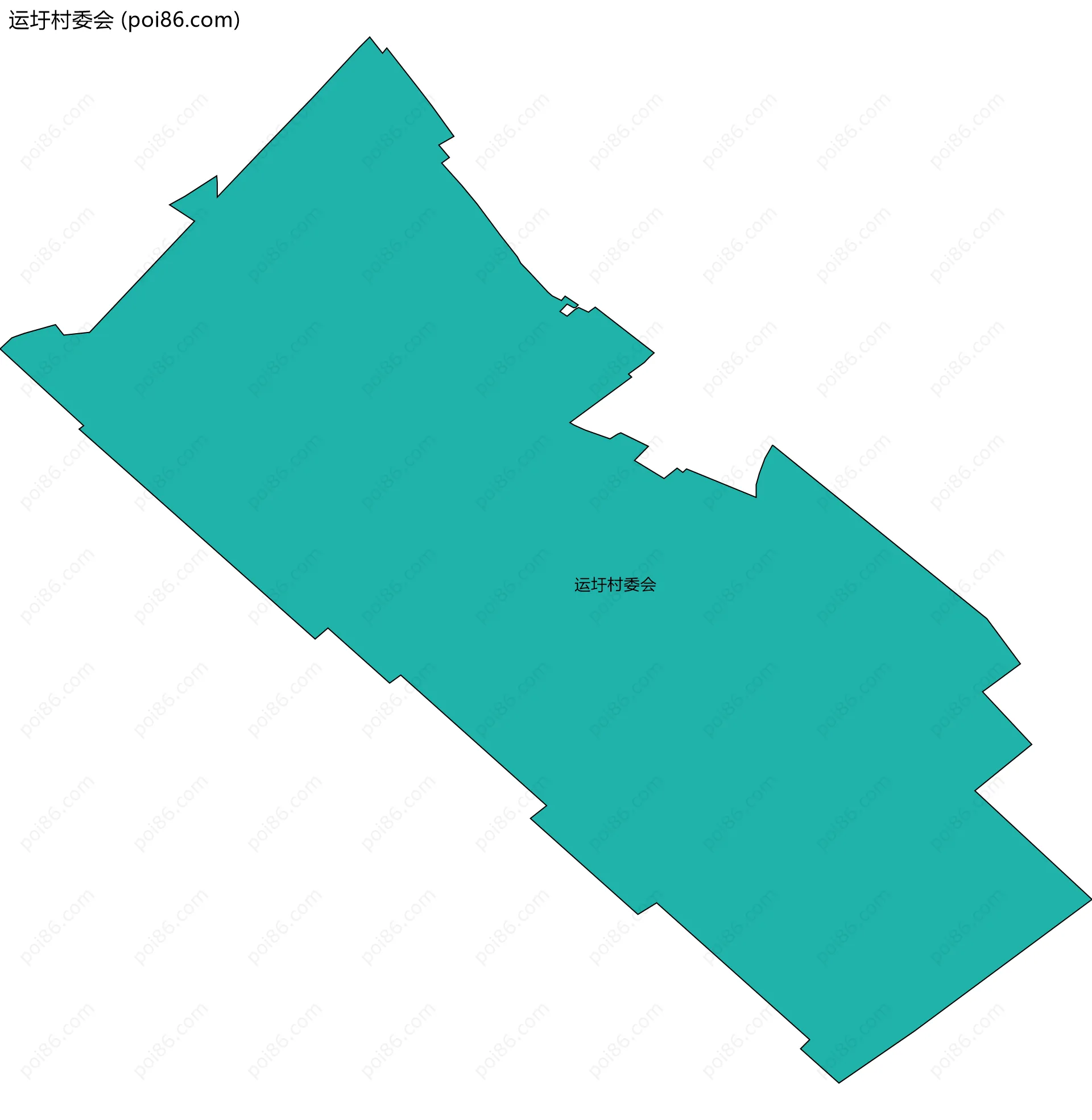 运圩村委会边界地图