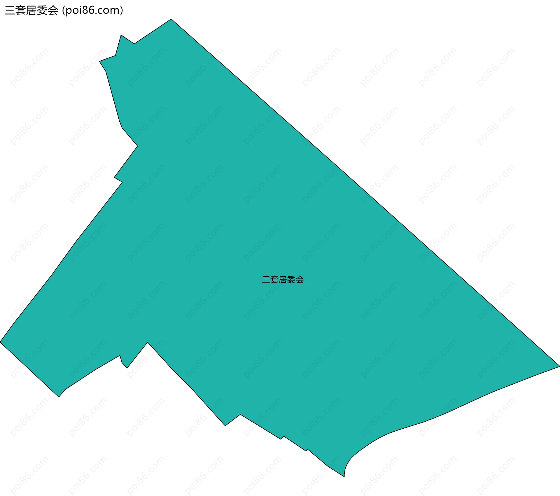 三套居委会边界地图
