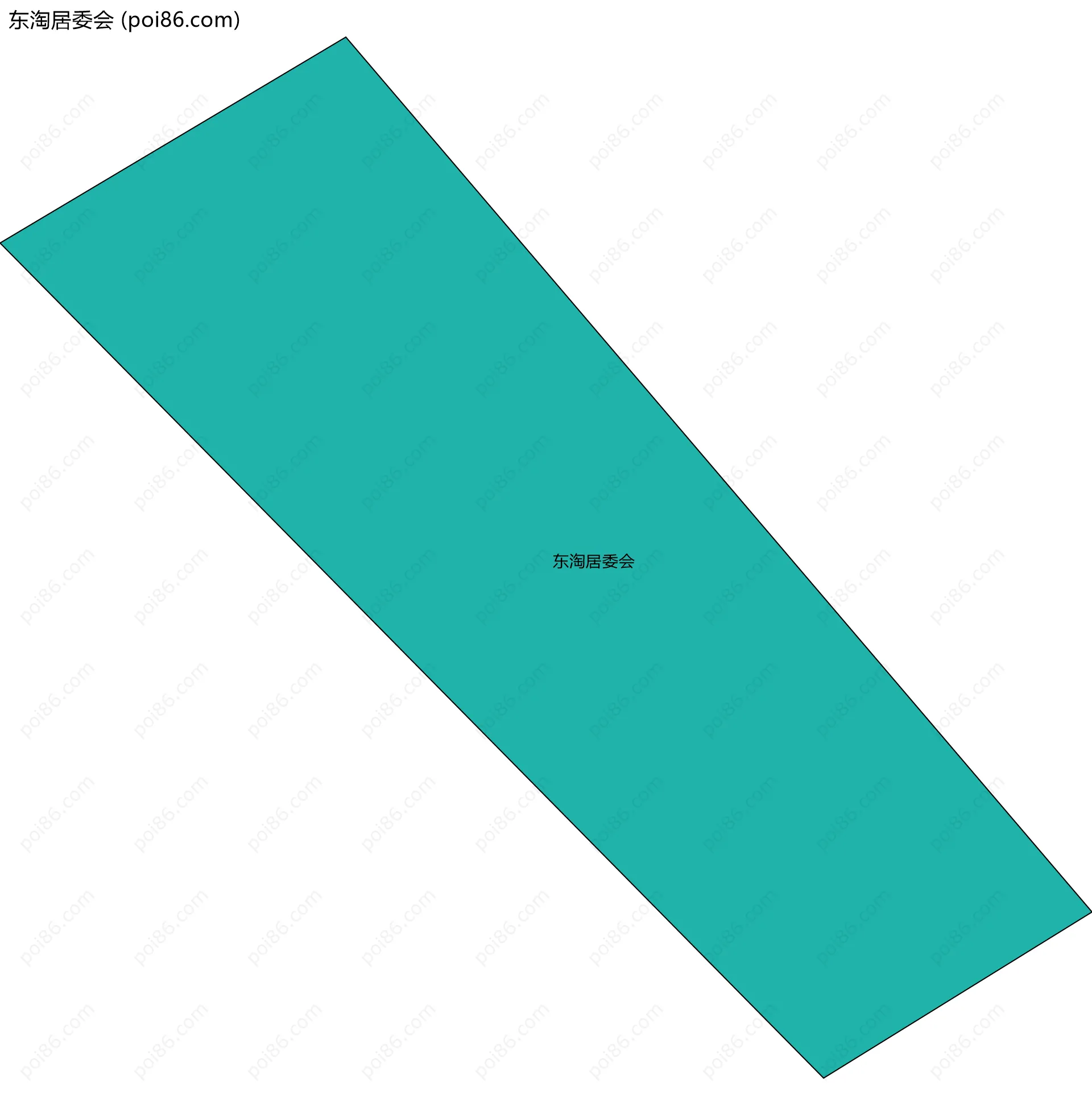 东淘居委会边界地图