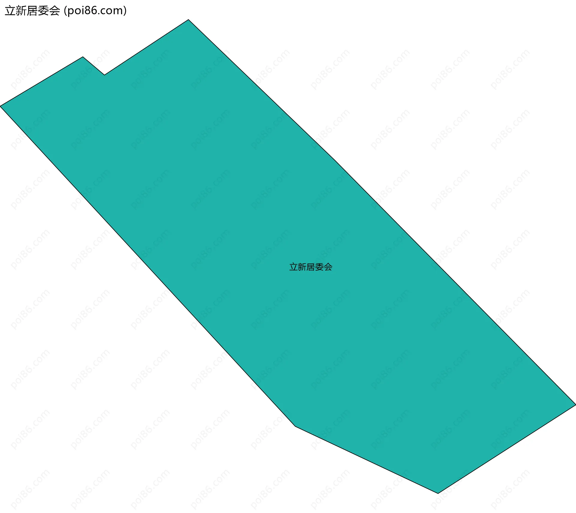 立新居委会边界地图