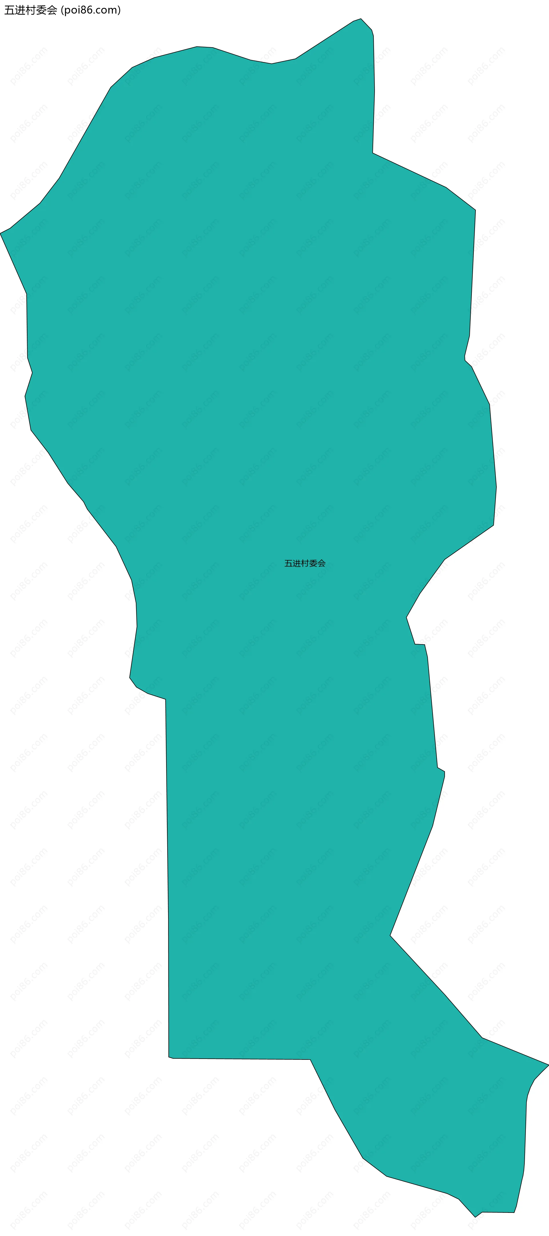 五进村委会边界地图