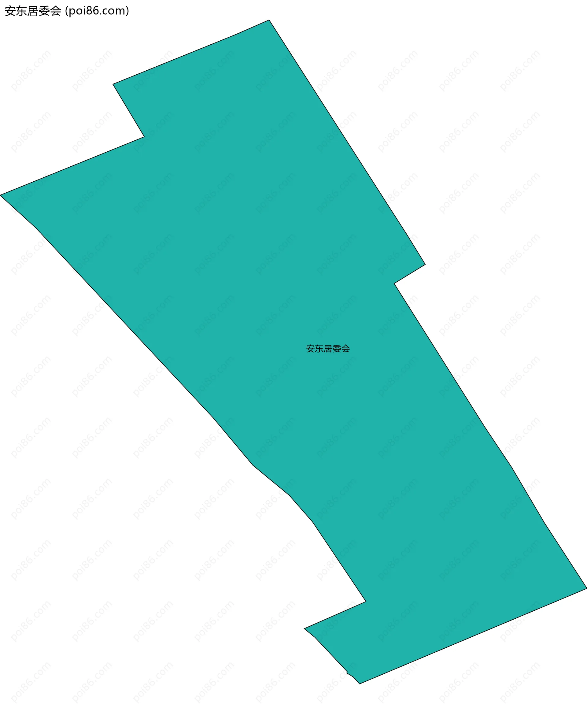 安东居委会边界地图