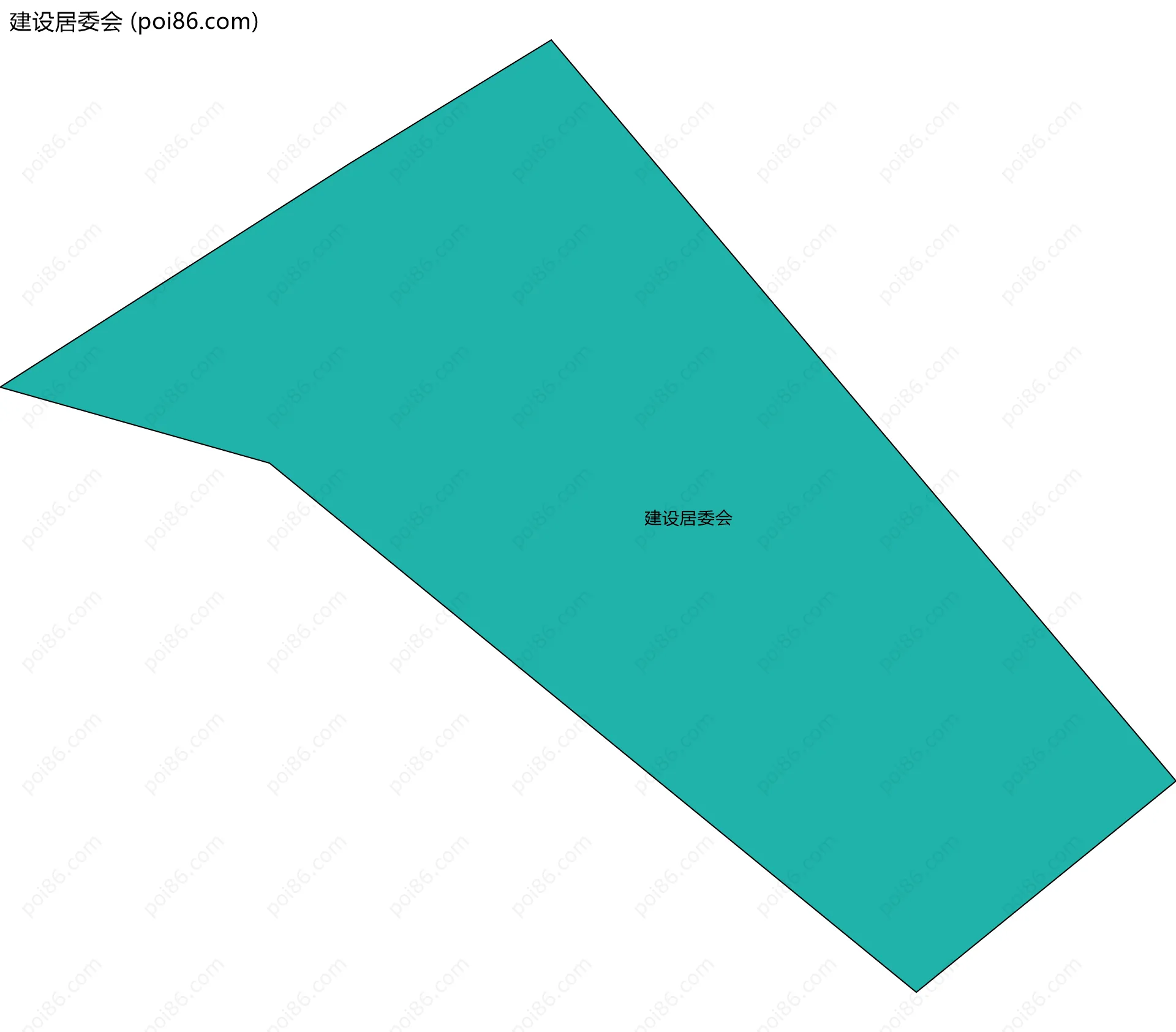 建设居委会边界地图