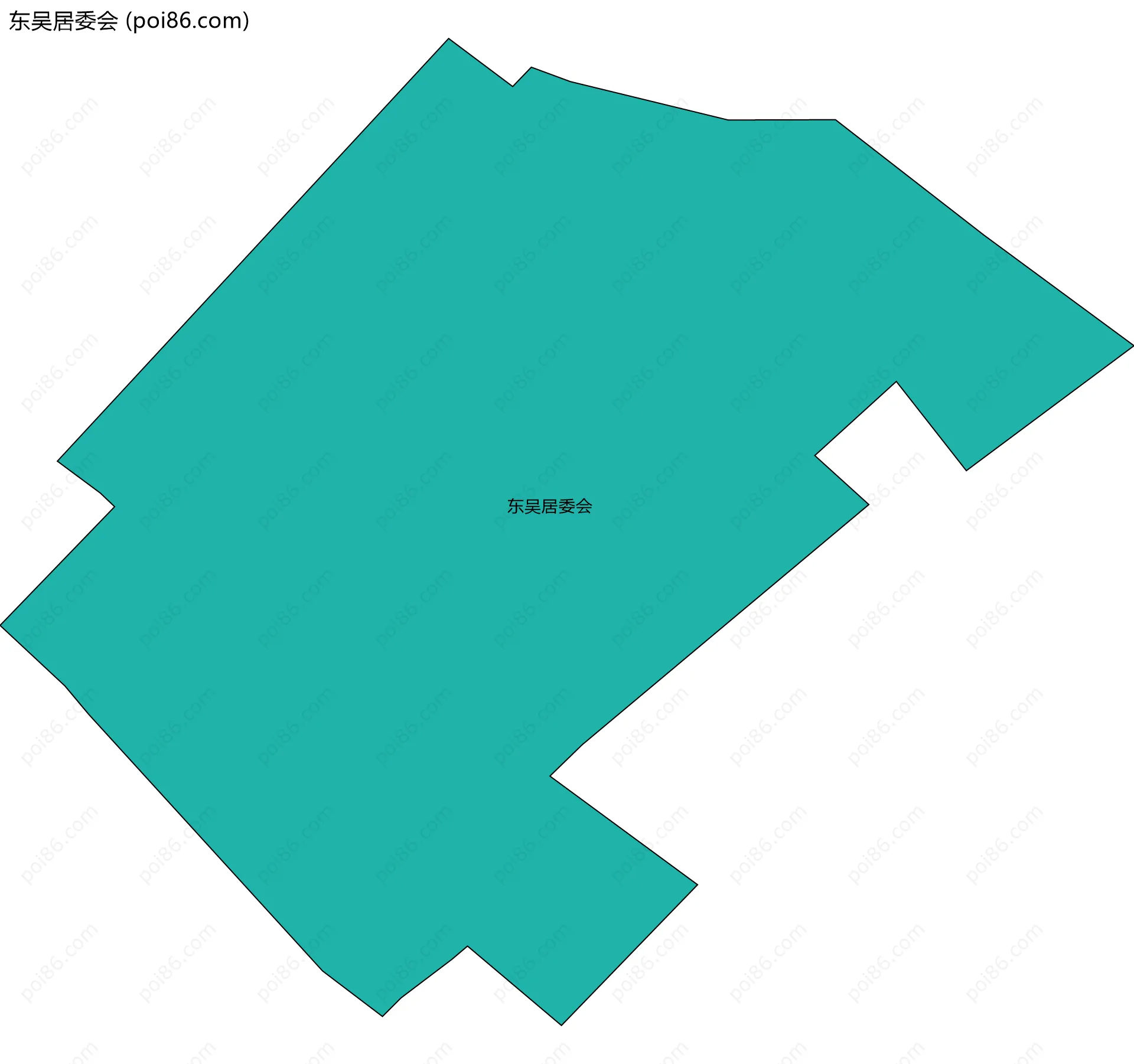 东吴居委会边界地图